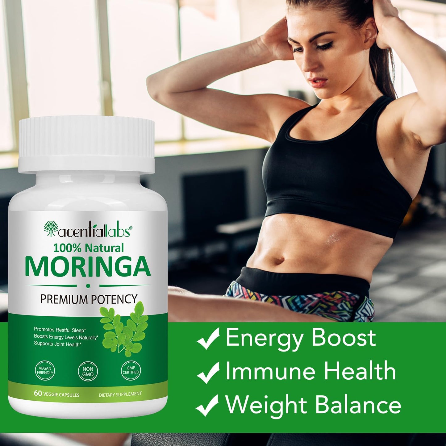 FSLHCY Moringa Capsules 800mg Capsule 60 Count