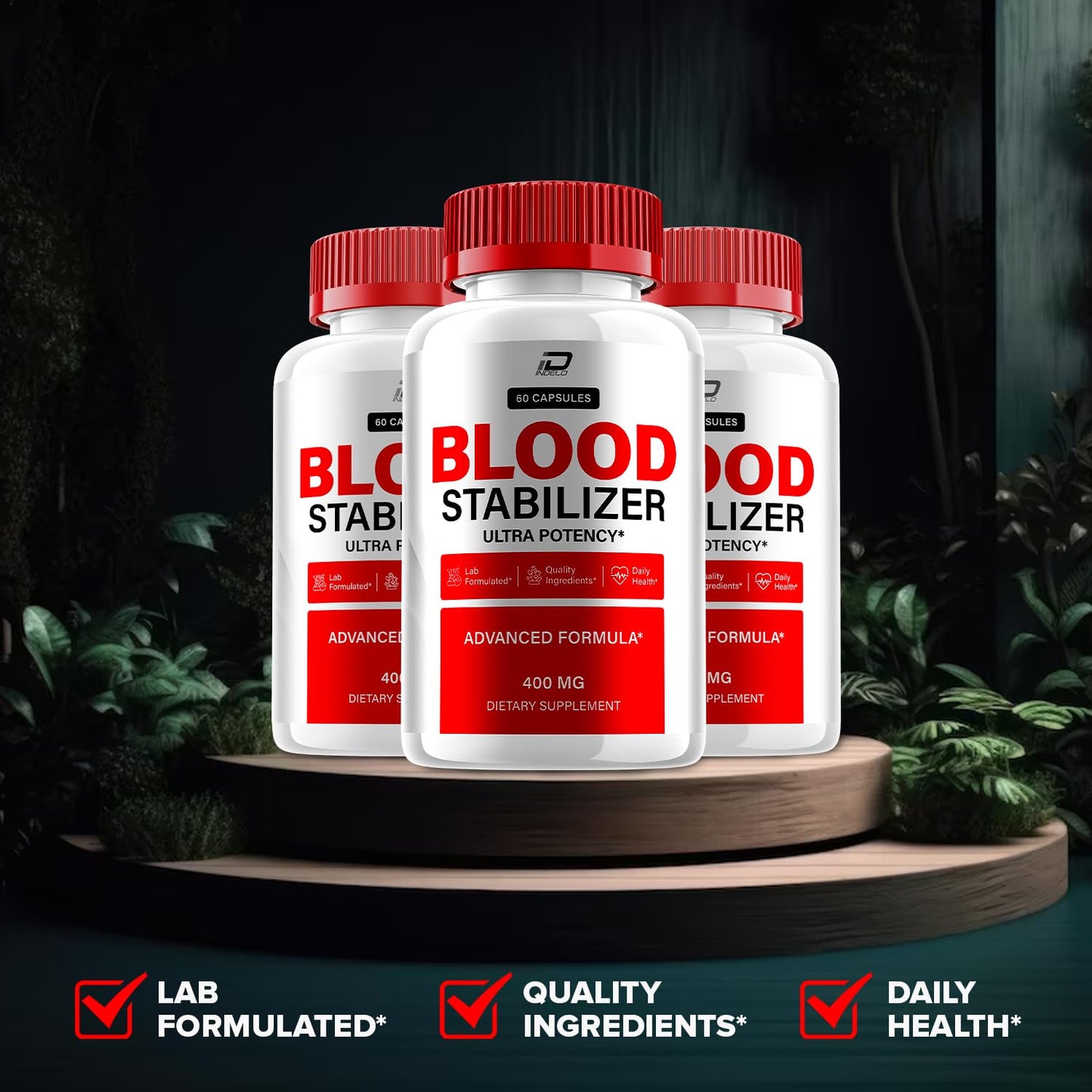 Indelo Blood Stabilizer Capsules 300 Capsules