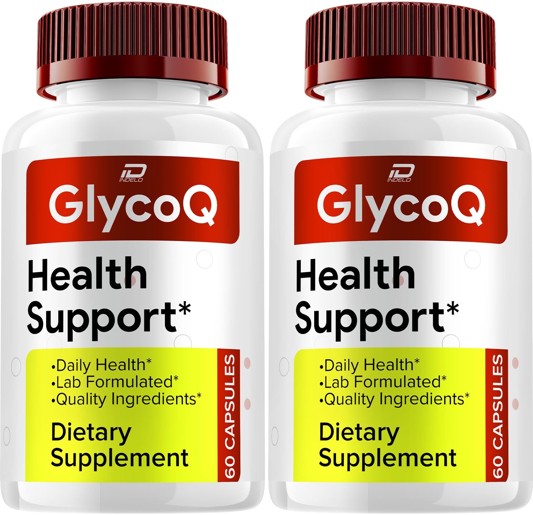 Indelo GlycoQ Natural Blend Daily Health Supplement Capsules 120 Capsules
