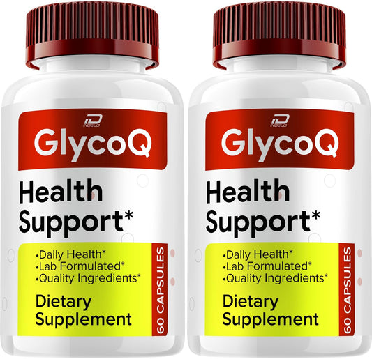 Indelo GlycoQ Natural Blend Daily Health Supplement Capsules 120 Capsules