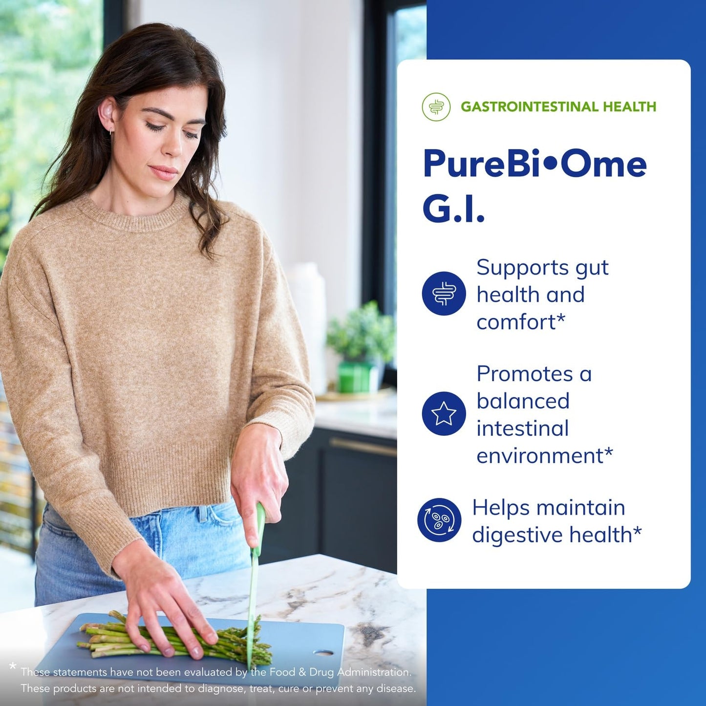 Pure Encapsulations PureBi•Ome G.I. Capsule, 60 Count