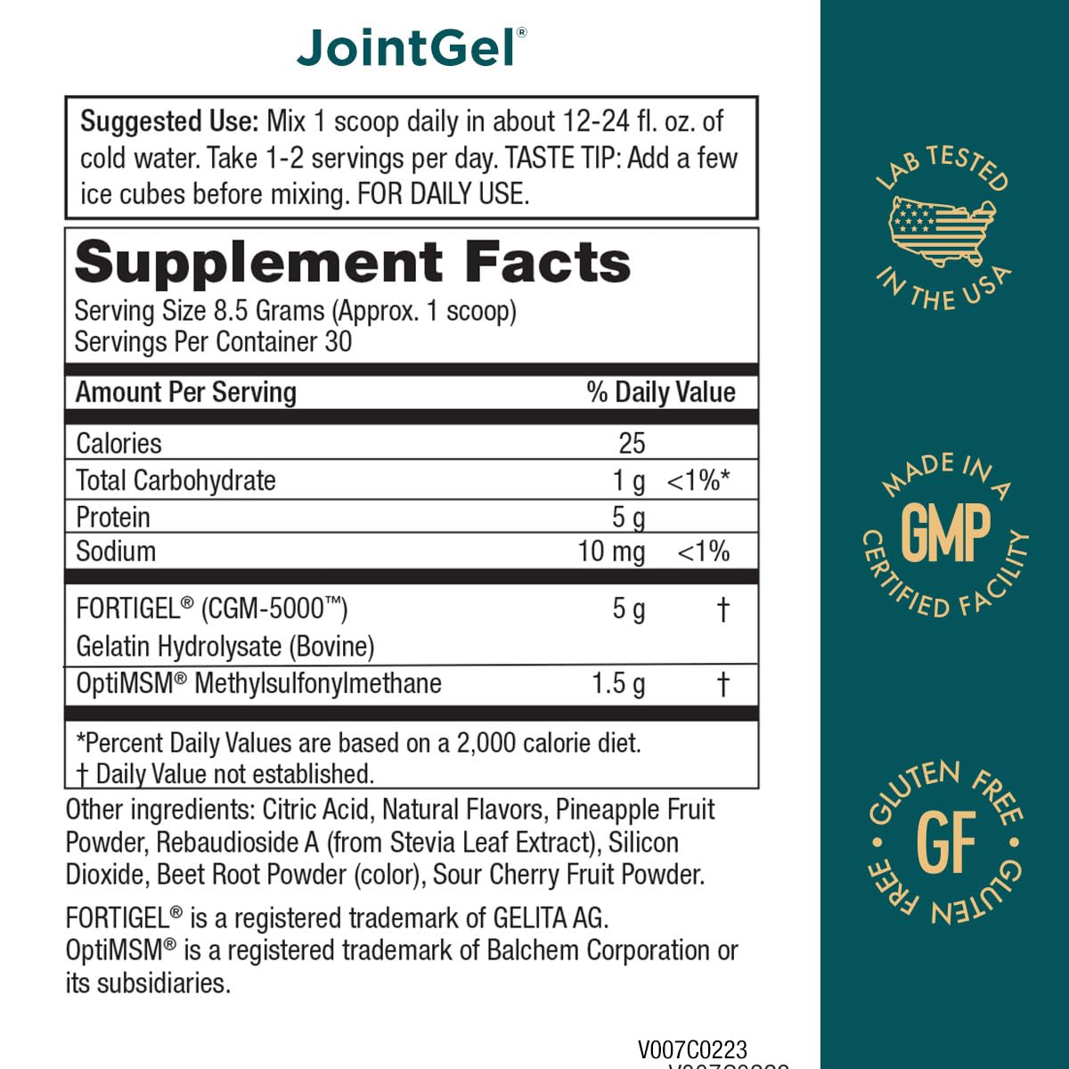 Purity Products Flexuron Joint Formula + Joint Gel Flexuron (Krill Oil, Low Molecular Weight Hyaluronic Acid, Astaxanthin) - Joint Gel Berry Powder (Bioactive Collagen Peptides + MSM) Gel, Powder 2