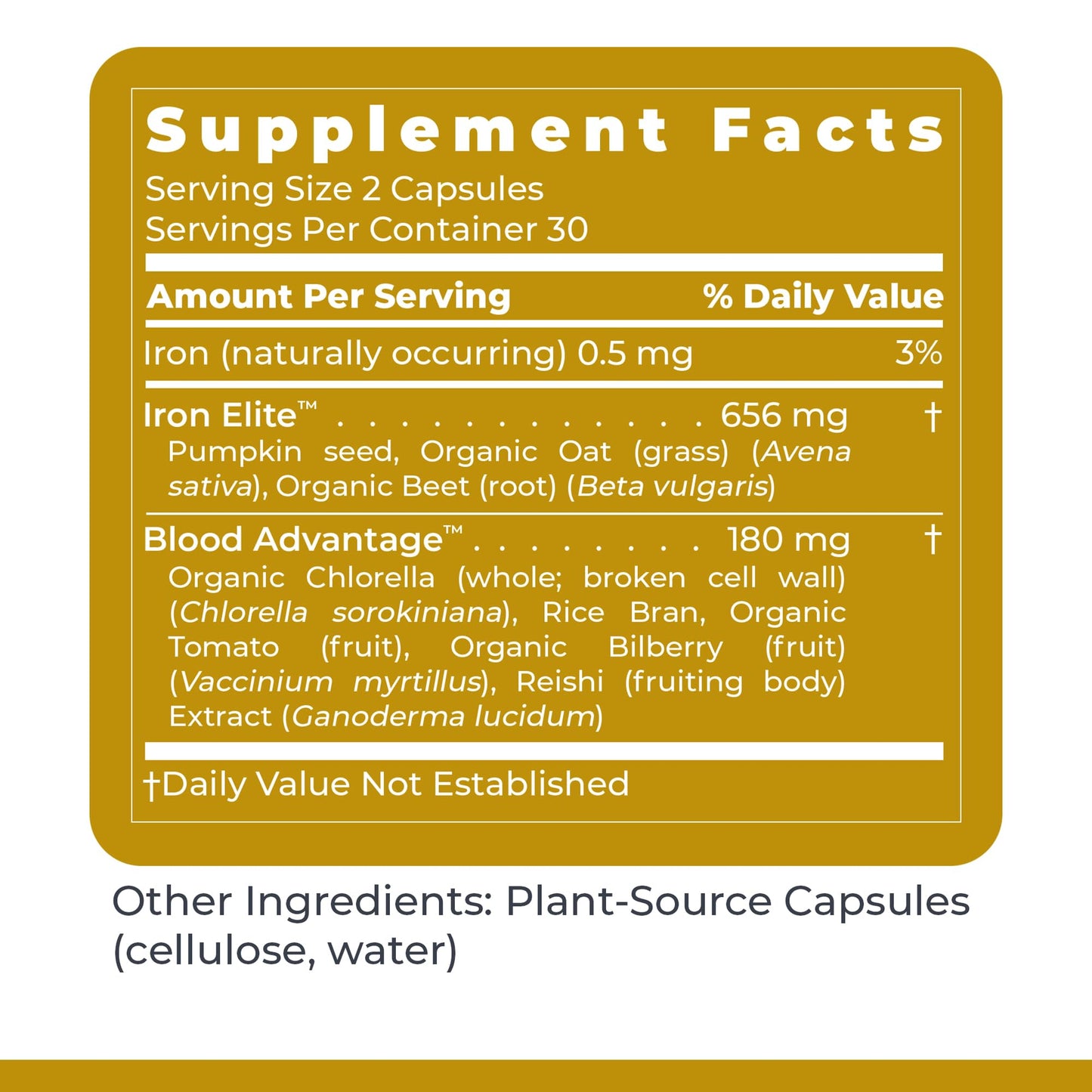 Premier Research Labs ErythroPro Iron Capsules, 60 Capsules