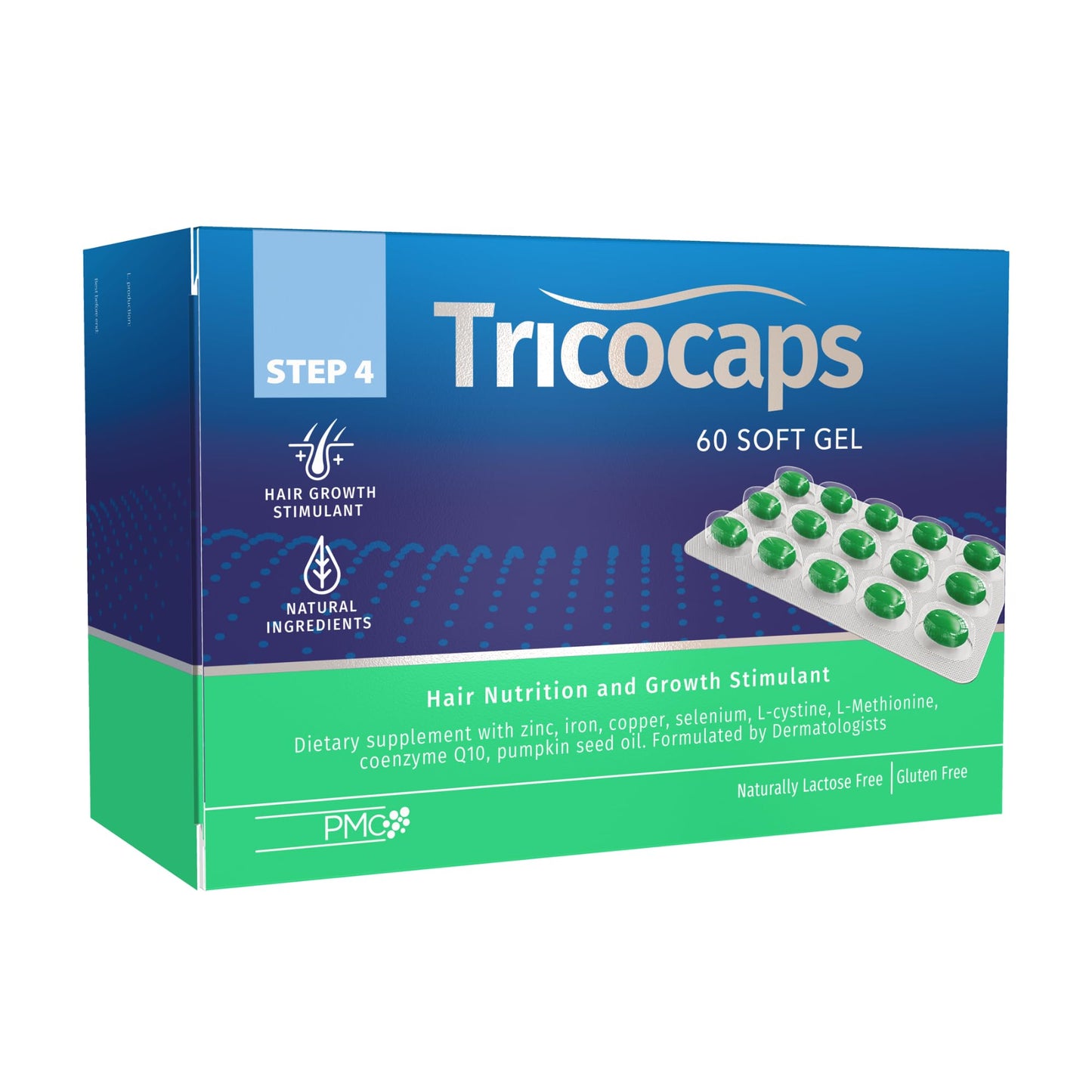 Tricovit Tricocaps Hair Growth Supplement Softgels, 60 Count