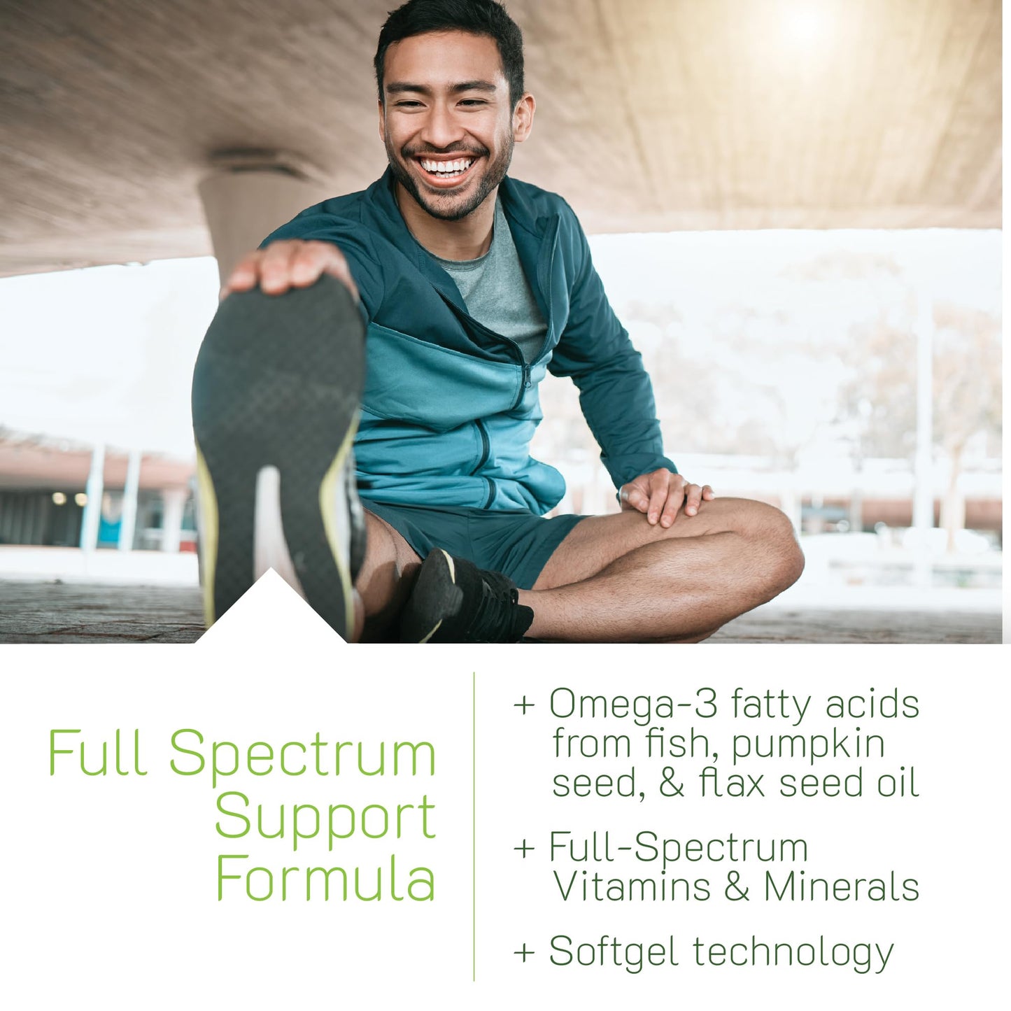 Irwin Naturals Men's Living Green Daily Multivitamin Softgel 90 Count