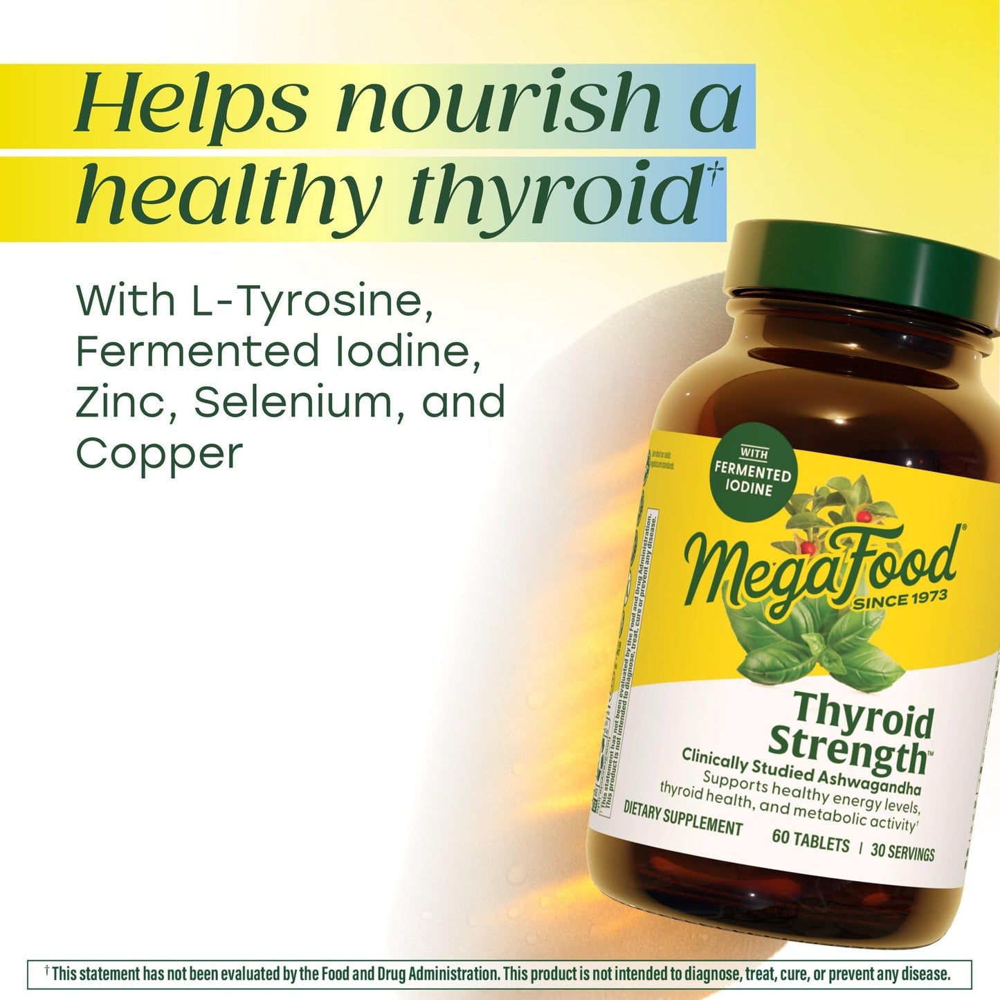 MegaFood Thyroid Strength Tablets, 60
