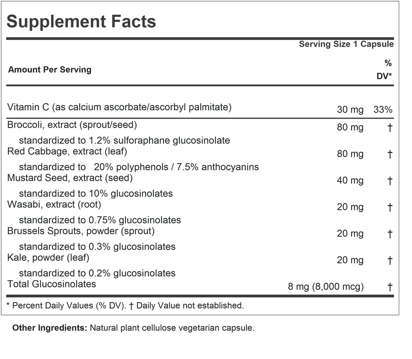 ANDREW LESSMAN Cruciferous Extracts Capsules 60