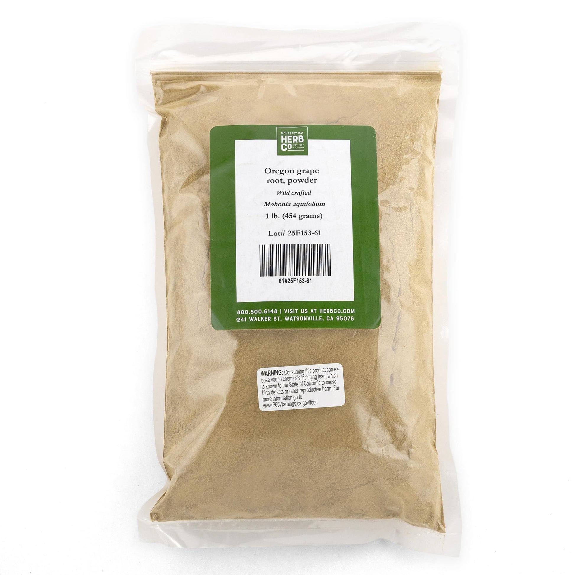 Monterey Bay Herb Co Oregon Grape Root Powder 16 oz