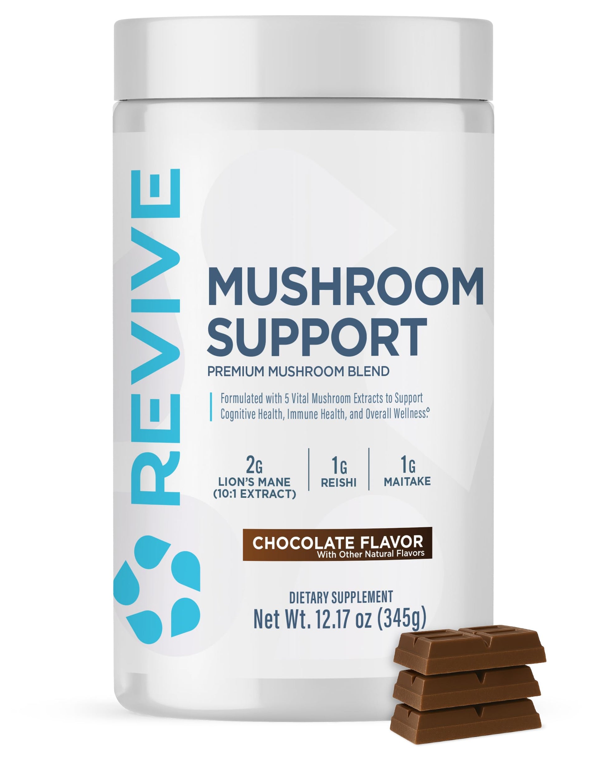 Revive Mushroom Powder Chocolate 12.17 Ounce