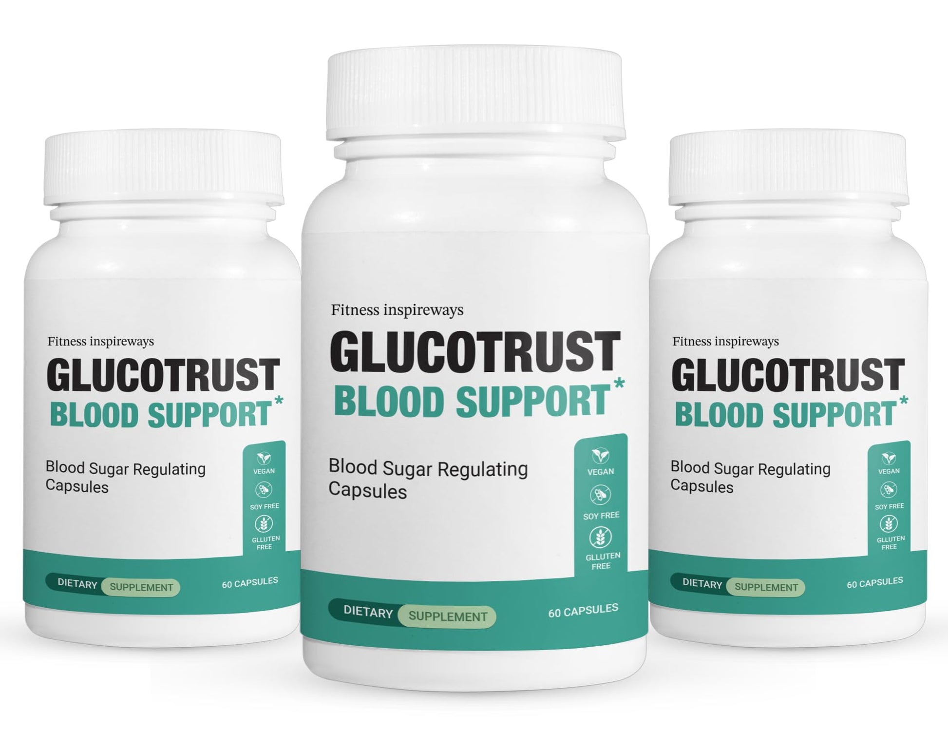Fitness InspireWays GlucoTrust Advanced Blood Formula Capsules 180 Capsules