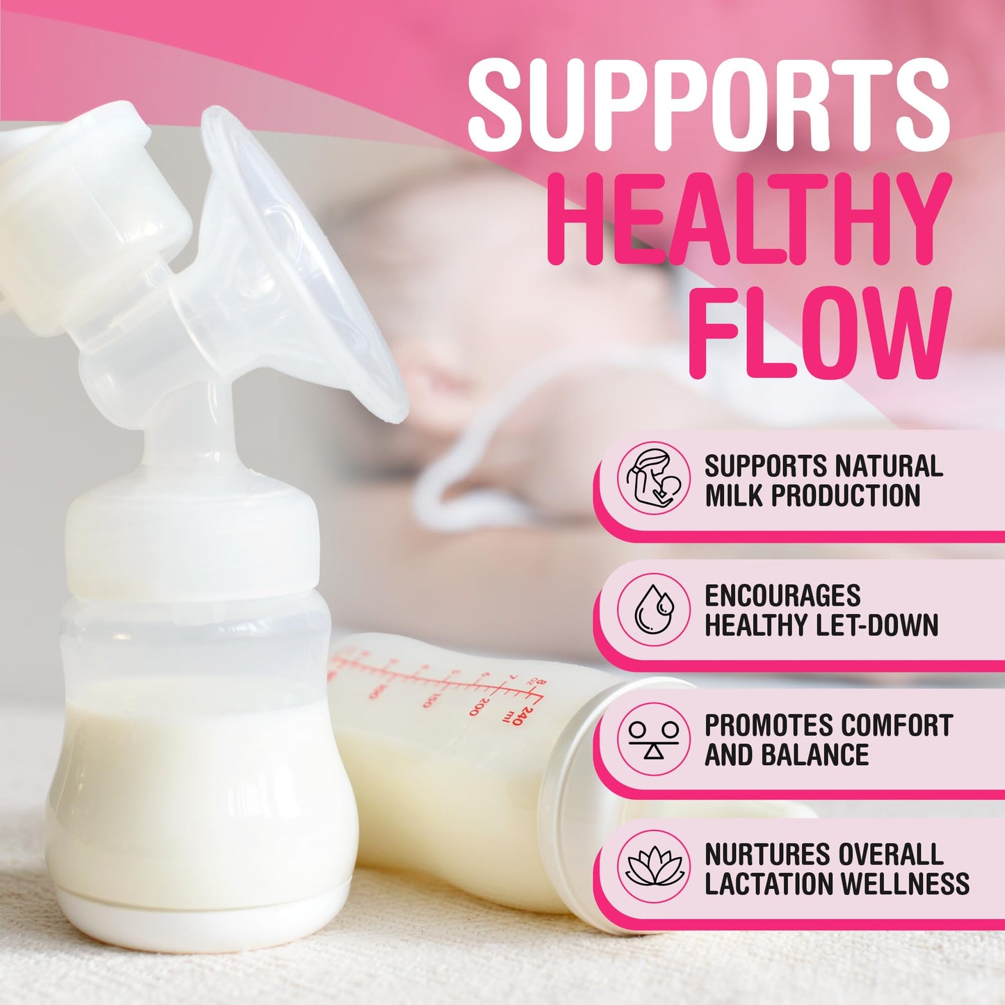 Supermed Research Lactation Supplement to Increase Milk Supply for Breastfeeding with Goat's Rue, Fenugreek, Alfalfa, Fennel, Shatavari, Milk Thistle – Supports Breastmilk Production Capsules 120