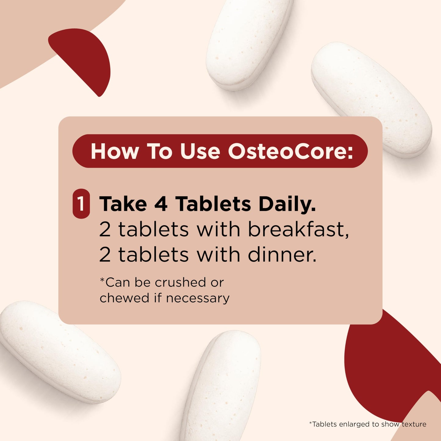 Heale Doctor Formulated OsteoCore Calcium Supplements for Women Capsules 120 Count