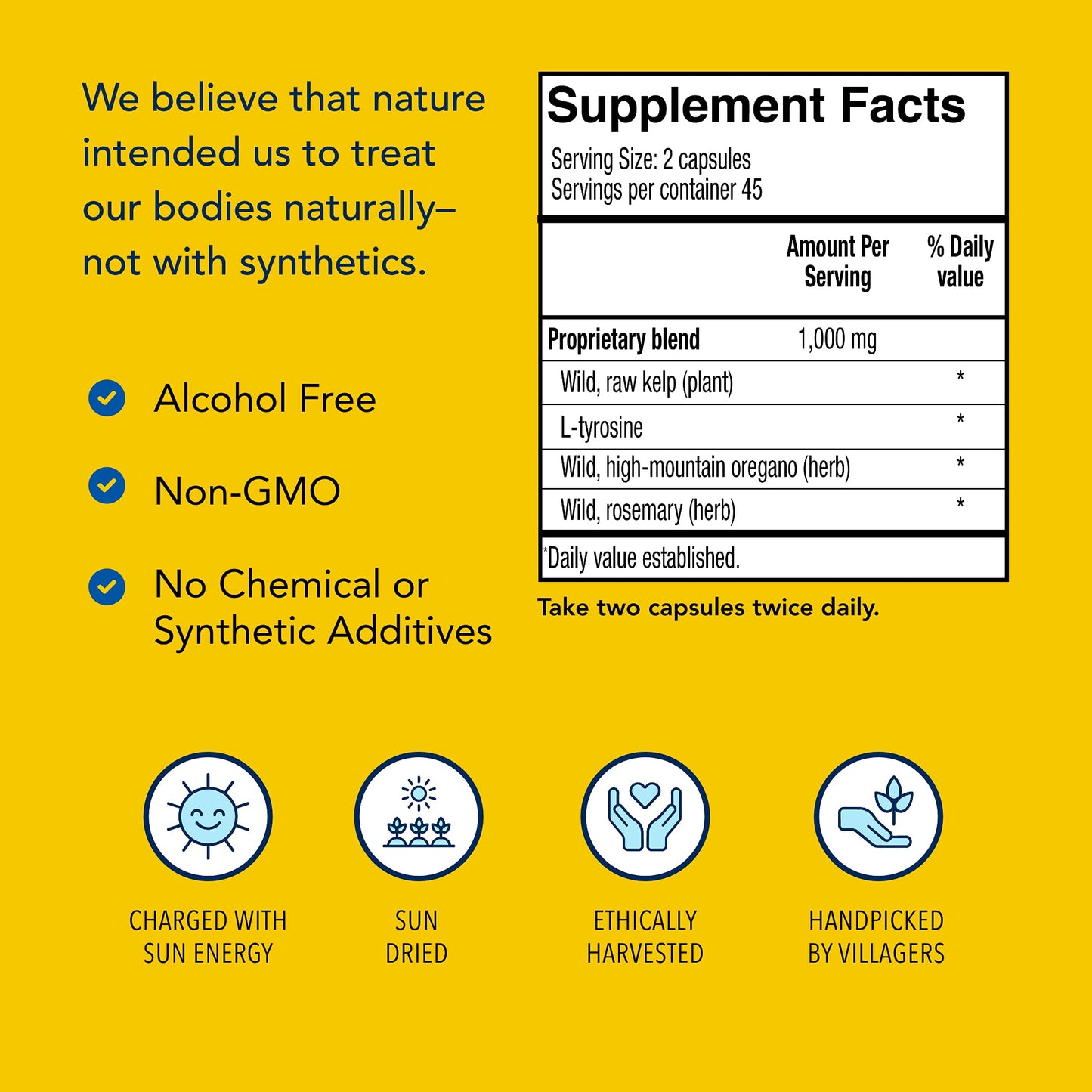 North American Herb & Spice Thyroset Capsules 90 Count