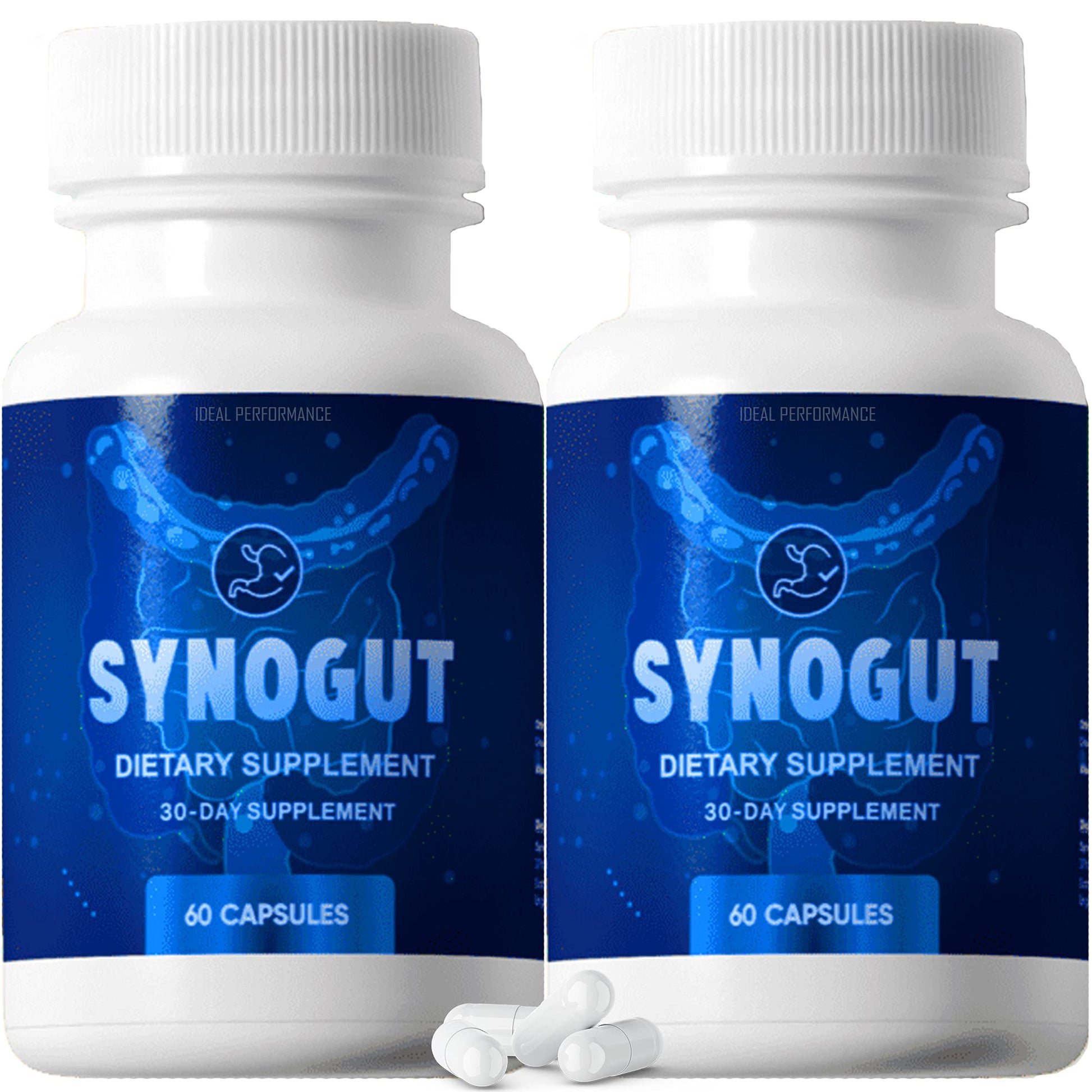 IDEAL PERFORMANCE Synogut Pills Dietary Supplement for Gut Health Capsule 120 Capsules