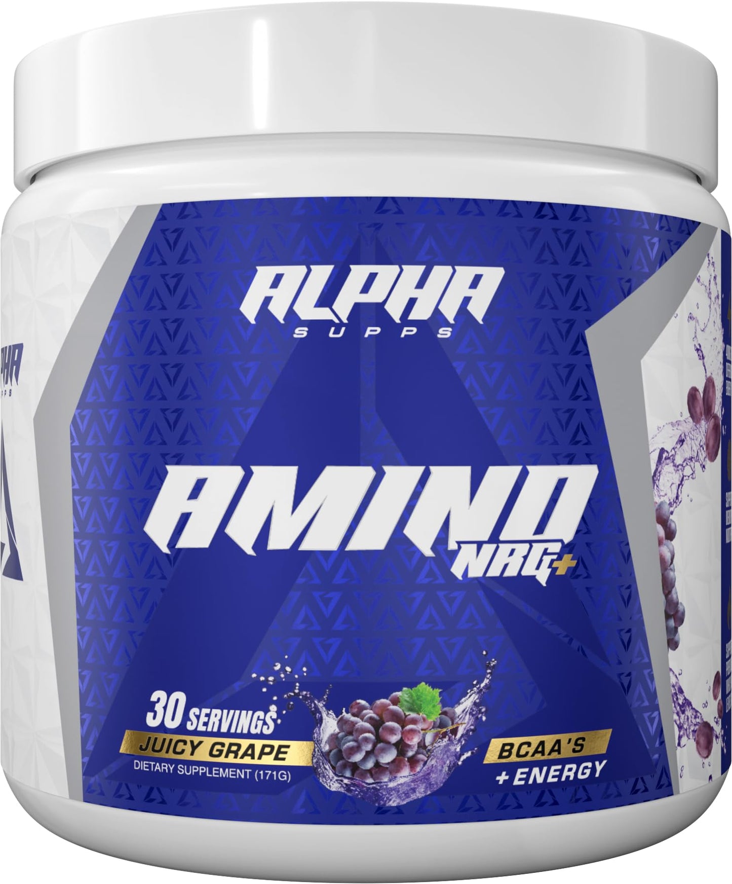 Alpha Supps Amino NRG+ BCAA Amino Energy Recovery Powder, 6 Ounce