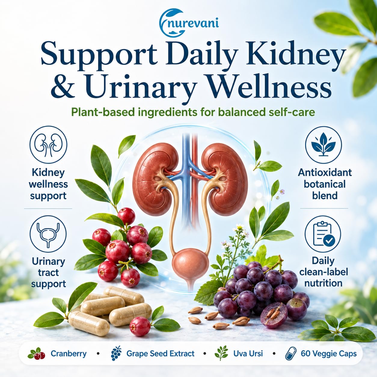 Haritaki Nurevani Kidney Health Complex 60 Capsules