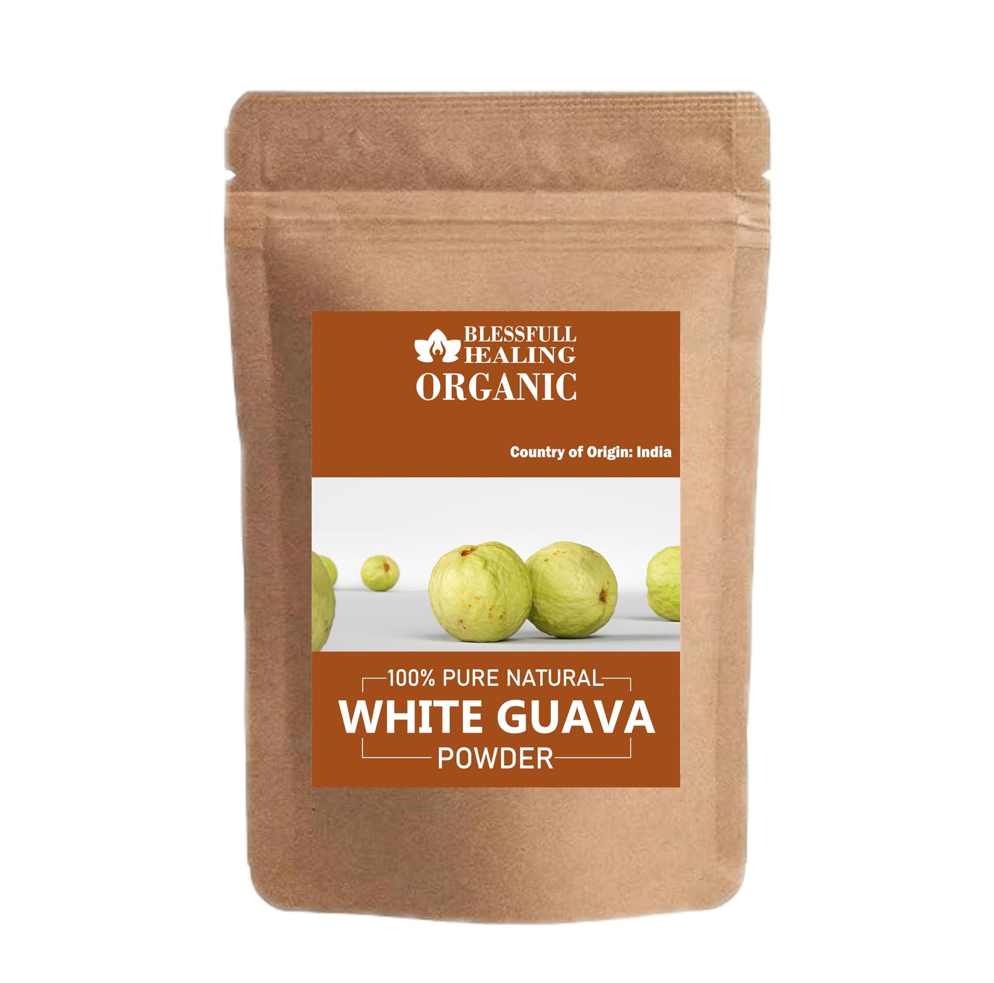 Blessfull Healing Organic White Guava Powder 300 Gram (10.58 oz)