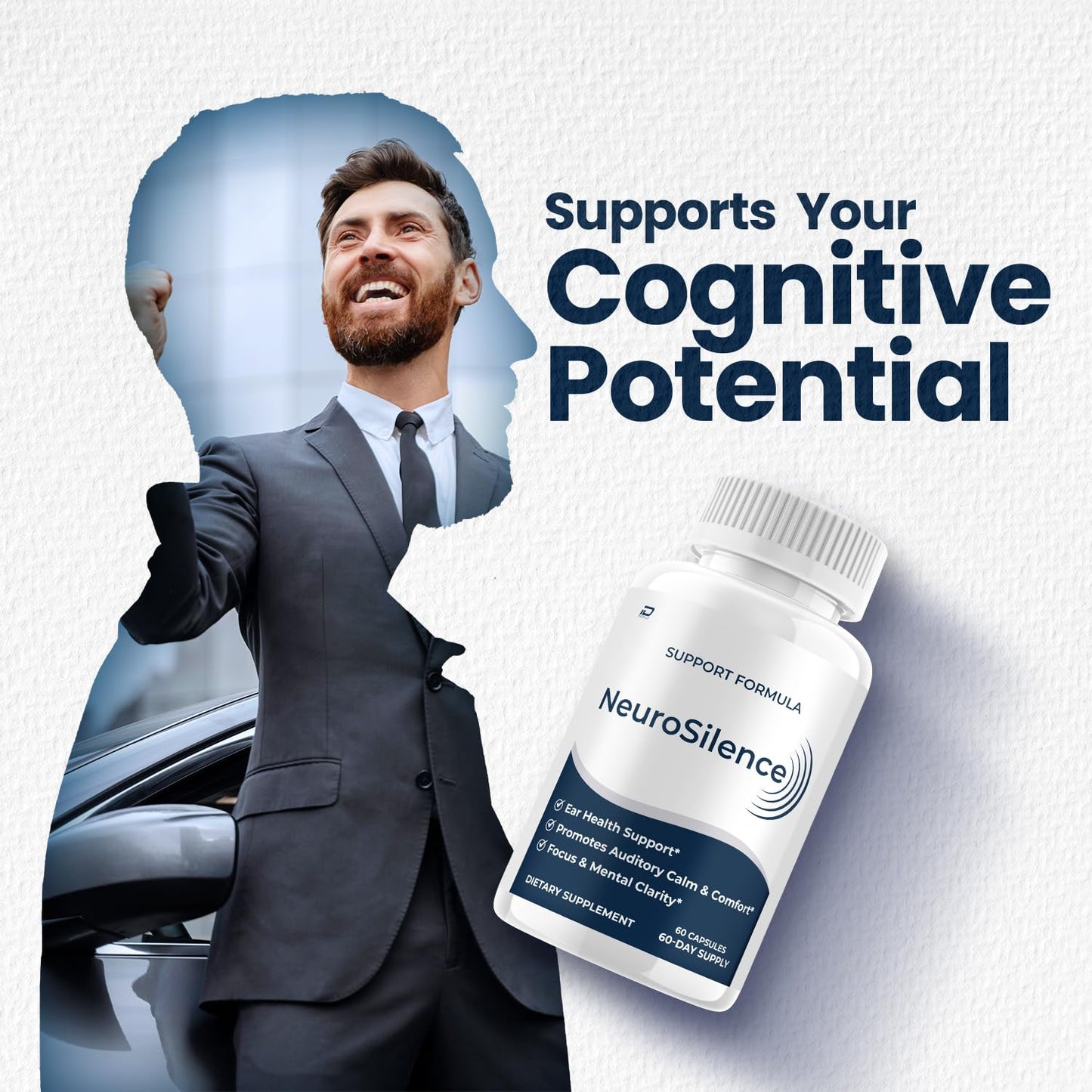 Indelo NeuroSilence Advanced Formula Supplement Capsules, 180 Capsules