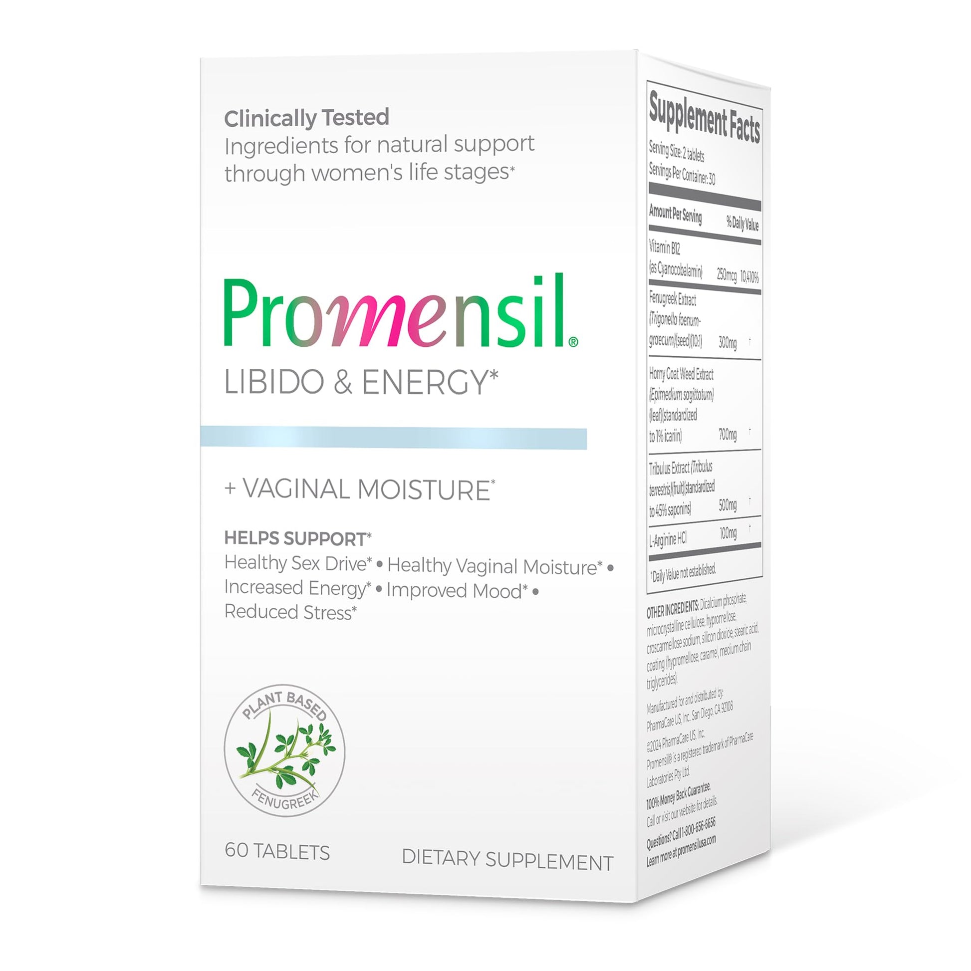 Promensil Libido & Energy Booster for Women Tablet 60 Count