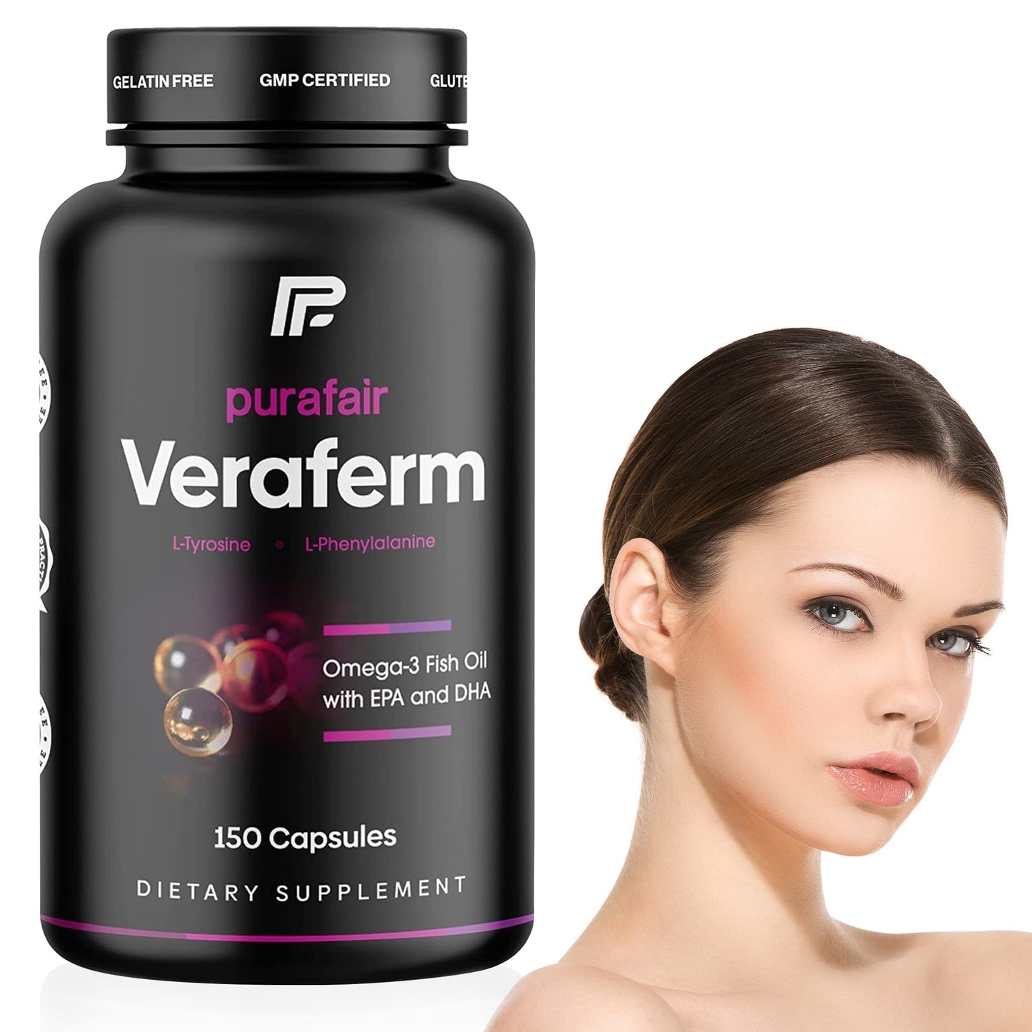 purafair Veraferm Vitiligo Treatment Capsule, 150 Count