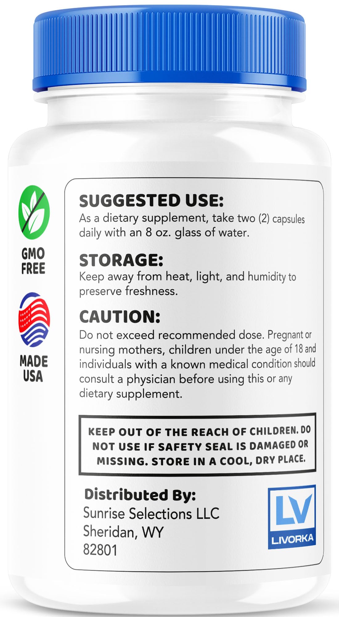 LIVORKA NerveGuard Premium Capsules, 120 Capsules