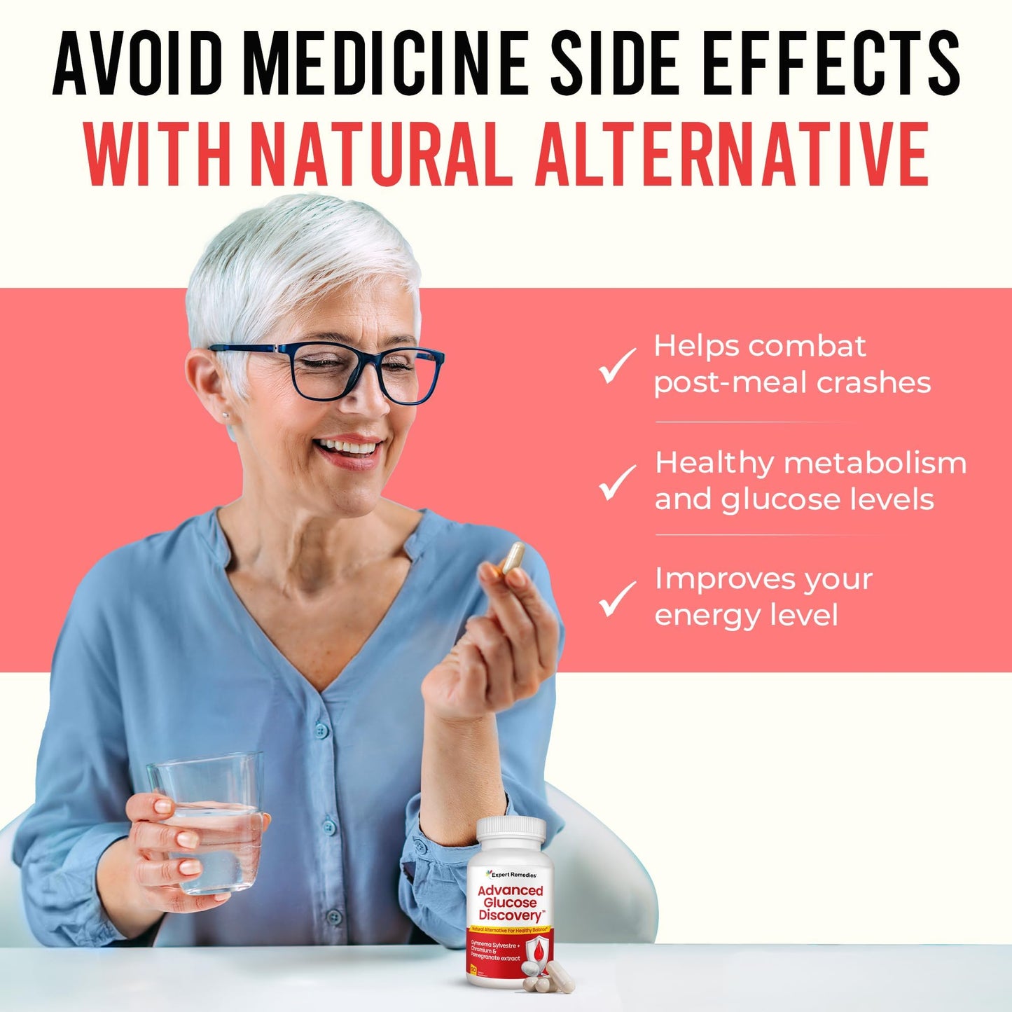 Expert Remedies Advanced Glucose Discovery for Sugar Watchers 90 Capsules