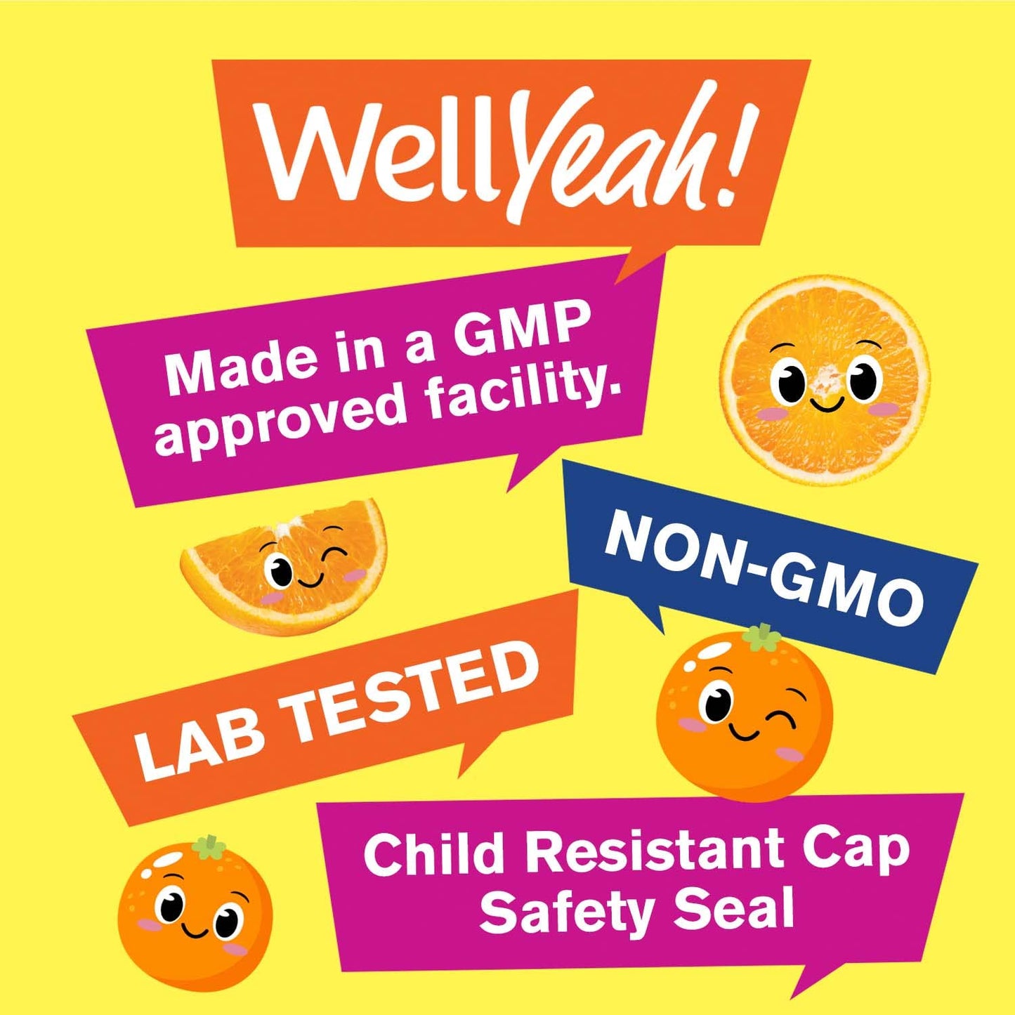 WellYeah Kids Vitamin C Gummies 60 Gummies