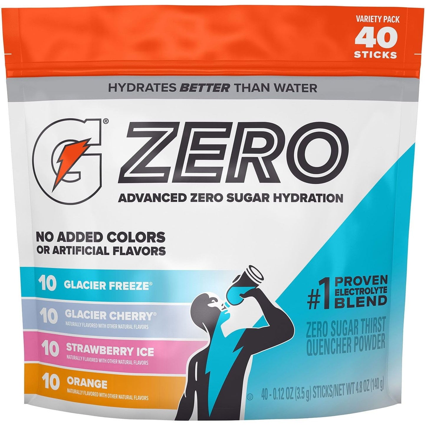 Generic G Zero Sugar Thirst Quencher Powder 48 Servings