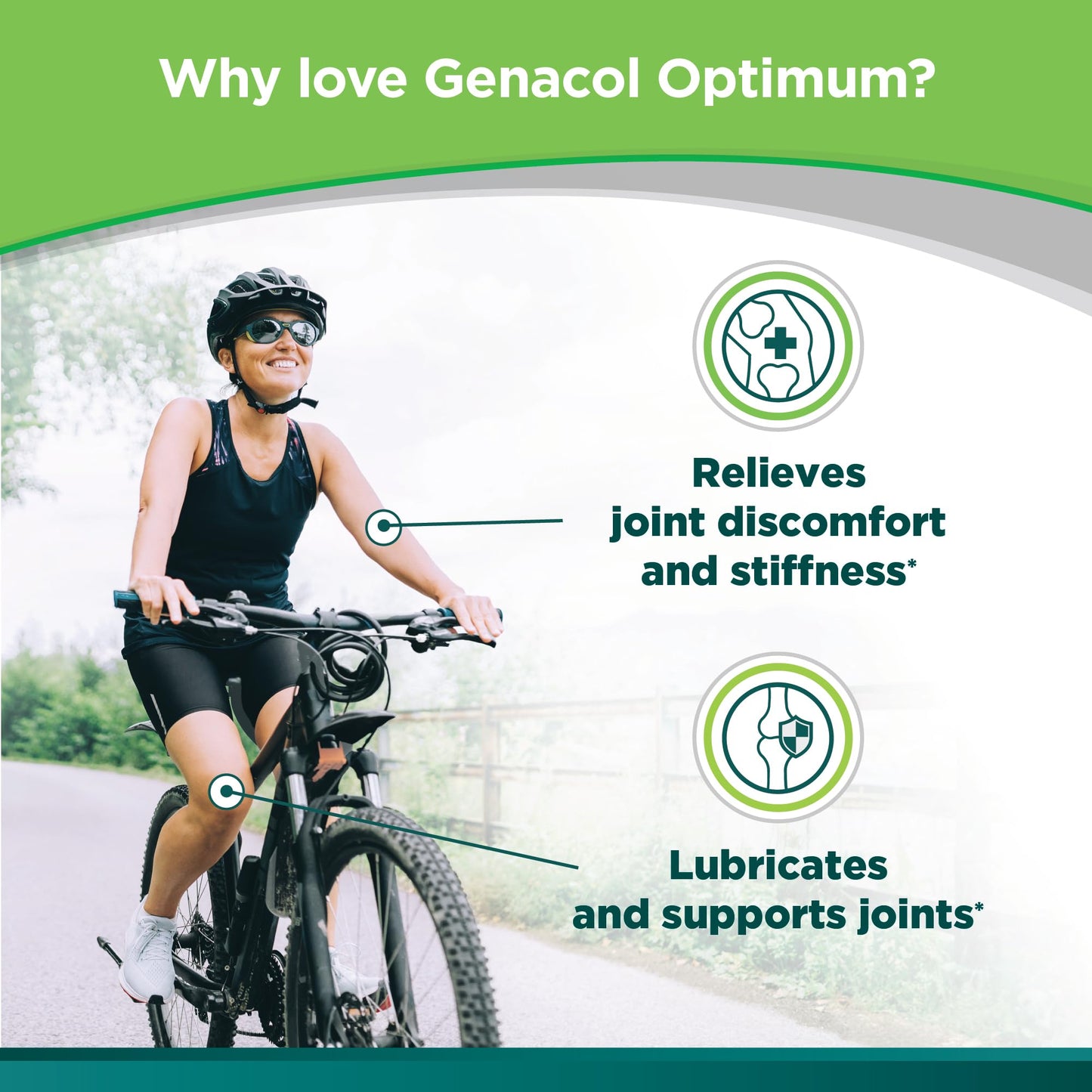 Genacol Optimum Glucosamine, Chondroitin, MSM & Ultra-Hydrolyzed Collagen Joint Supplement, Complete Formula for Joints and Cartilage, 180 Tablets
