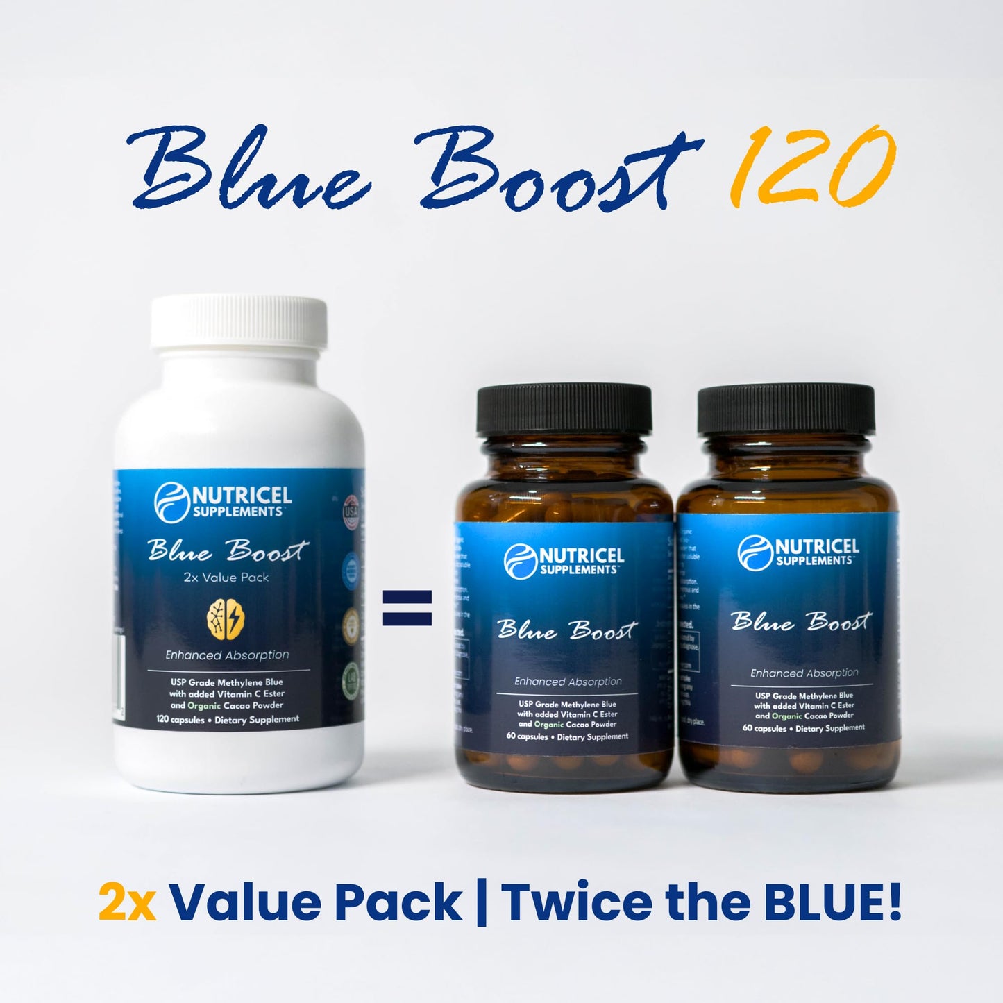 Nutricel Supplements Methylene Blue Capsules 120 Capsules