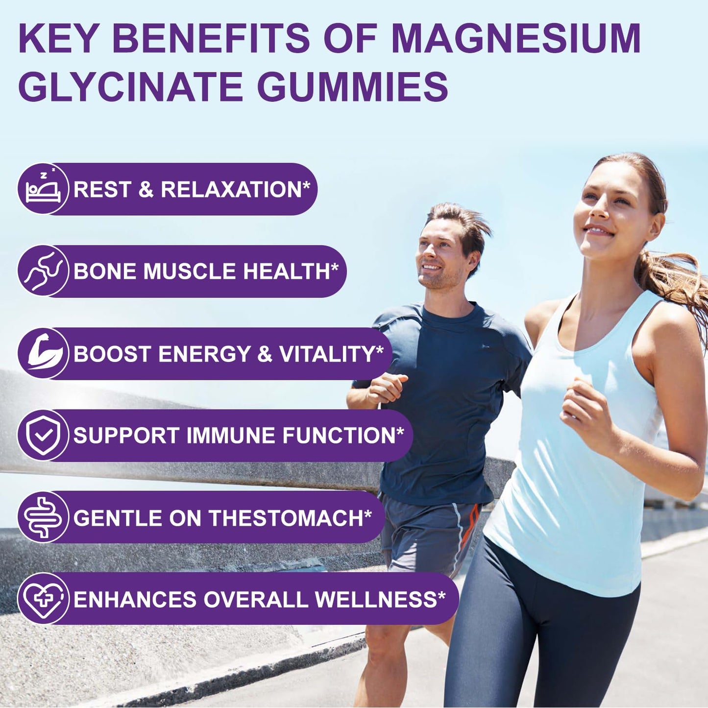 Babivek Magnesium Glycinate Gummies with L-Threonine for Women & Men, 120 Gummies
