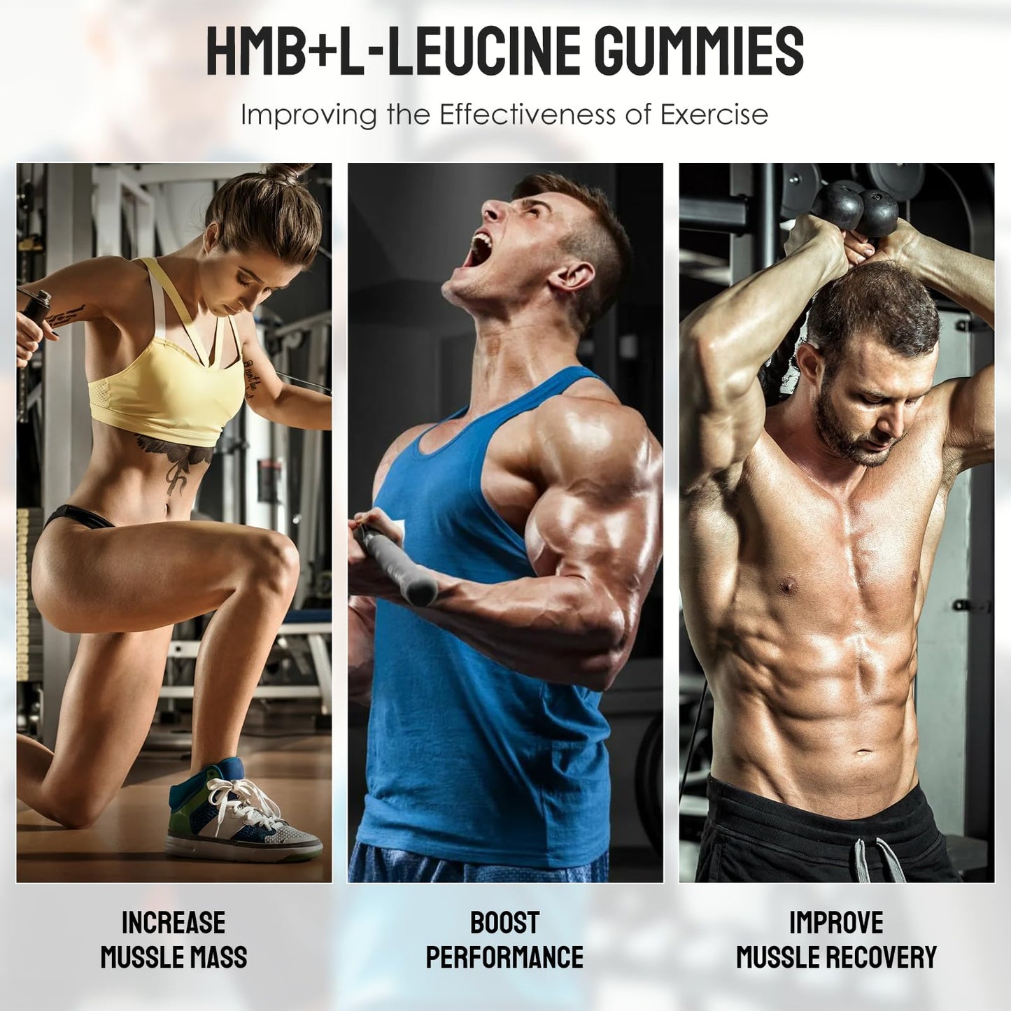Liqherb HMB and Leucine Gummies 120 Gummies