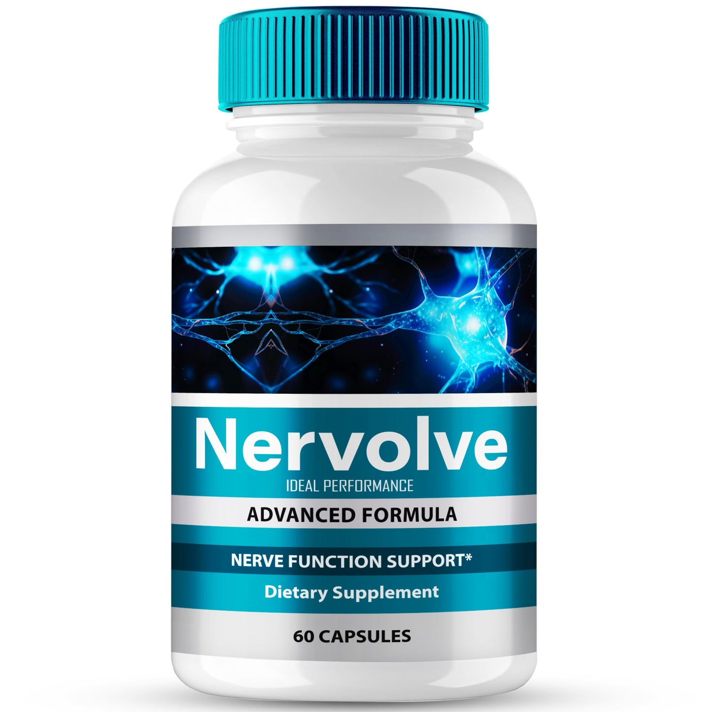 IDEAL PERFORMANCE Nervolve Advanced Nerve Health Supplement Capsules, 60 Count