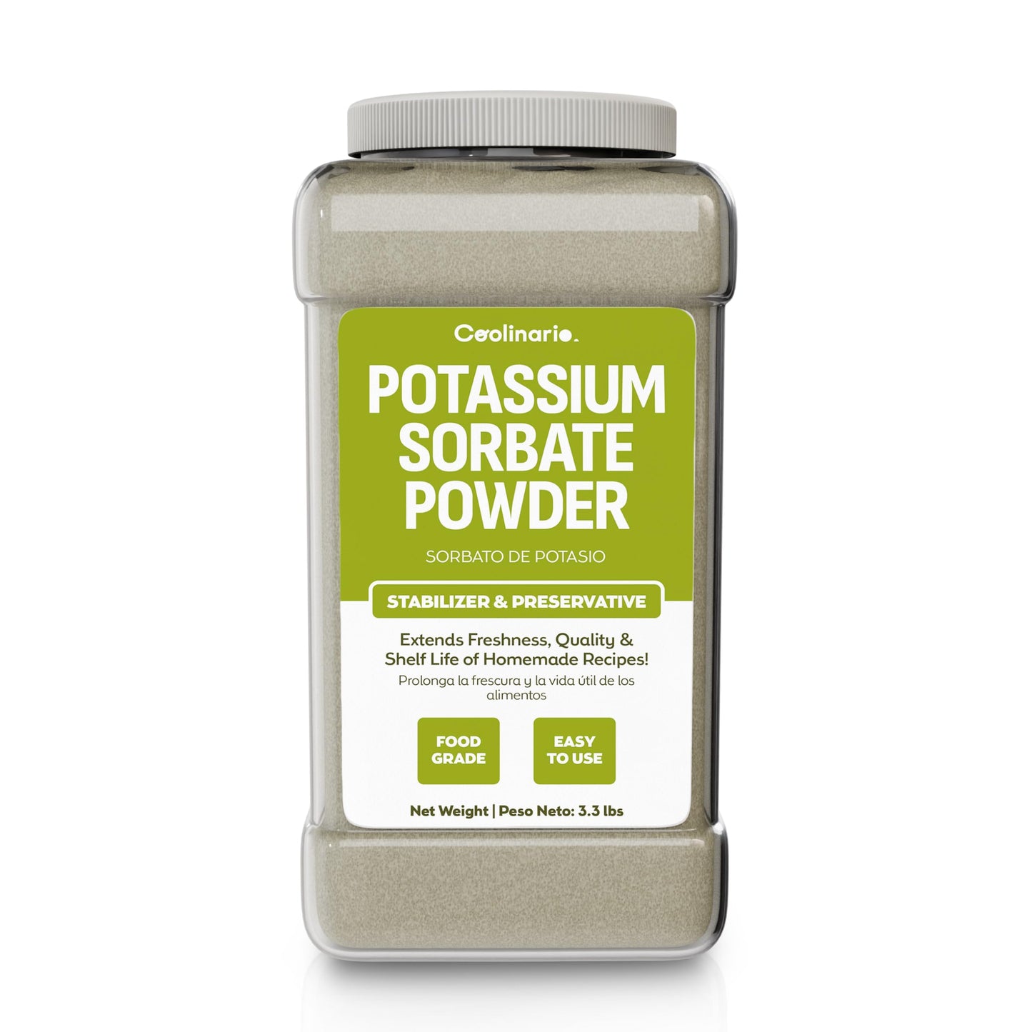 Coolinario Potassium Sorbate Powder 52.8 Ounce