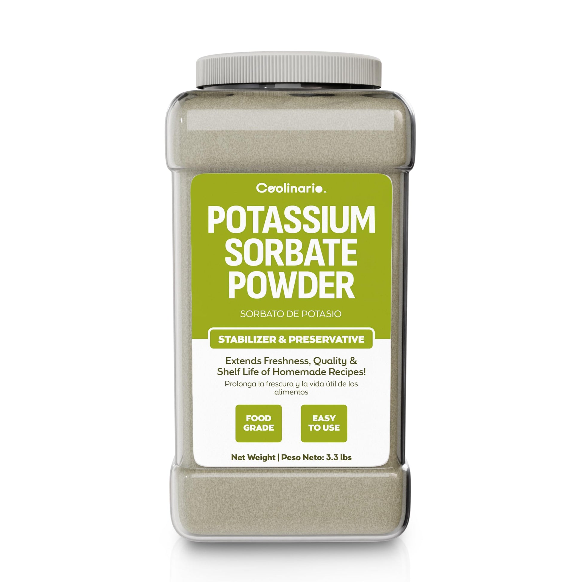 Coolinario Potassium Sorbate Powder 52.8 Ounce