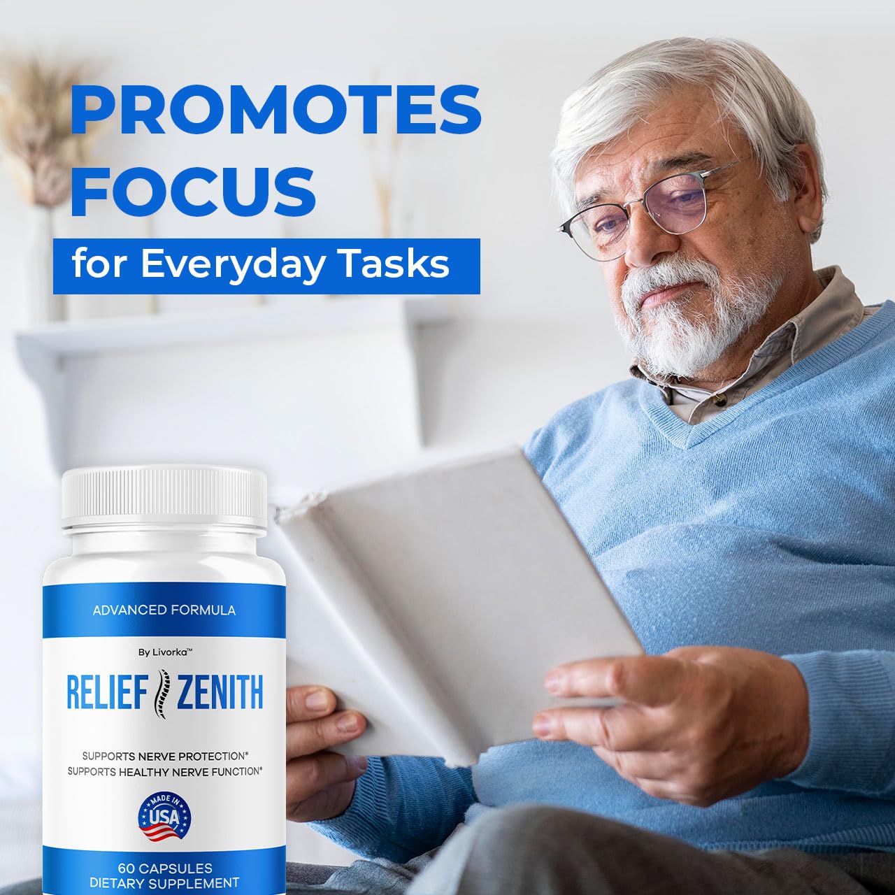 LIVORKA Relief Zenith Capsules 300 Capsules