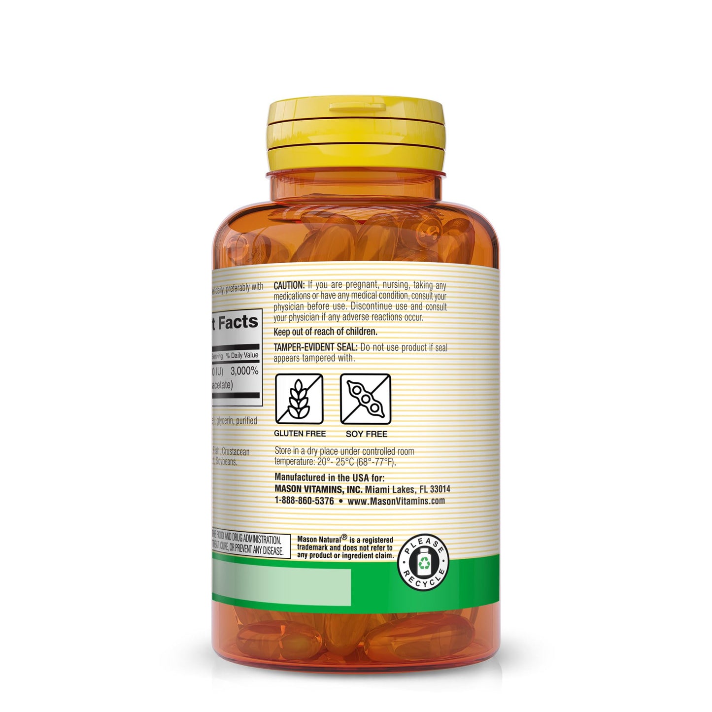 Mason Natural Vitamin E Softgels 50 Count