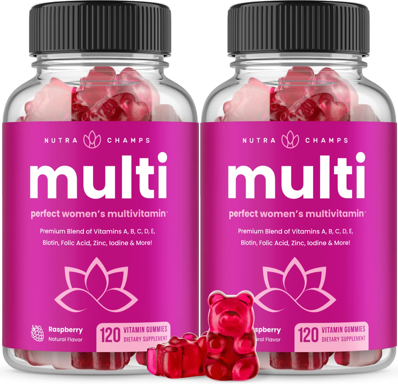 NutraChamps Multivitamin for Women Gummy 240 Count