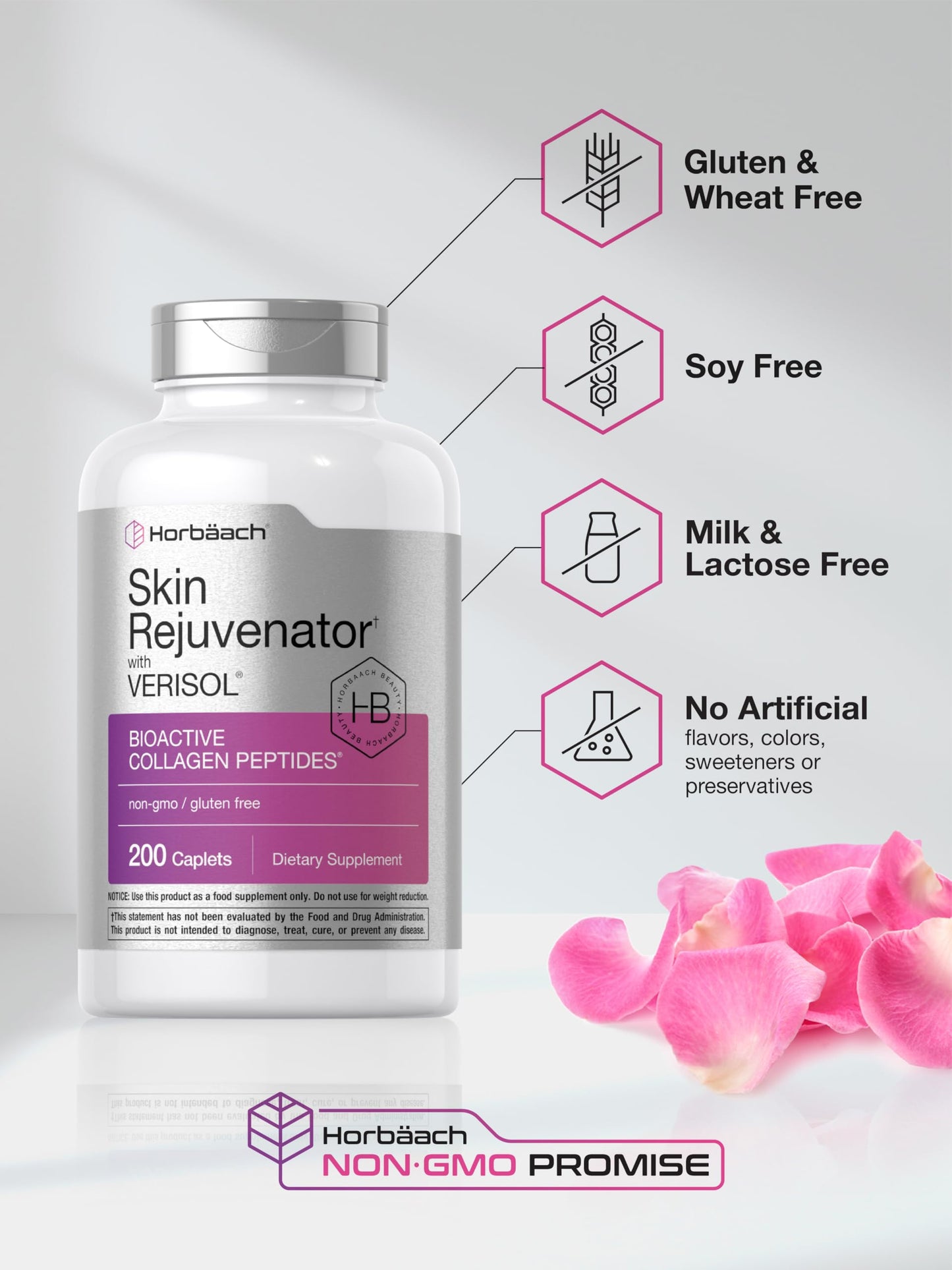 Horbäach Skin Rejuvenator with Verisol Caplets 200 Count