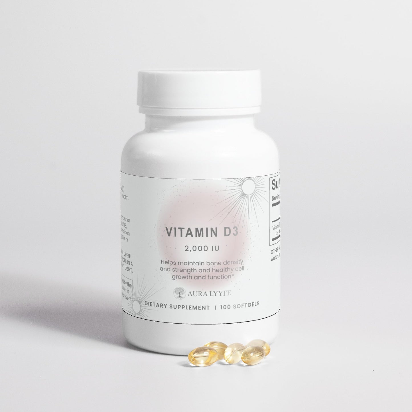 AURA LYYFE Vitamin D3 Capsule, 1 Count
