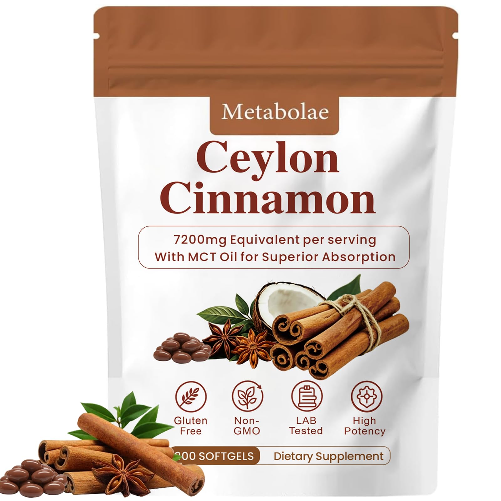 Beon Health Metabolae Ceylon Cinnamon Softgels 300