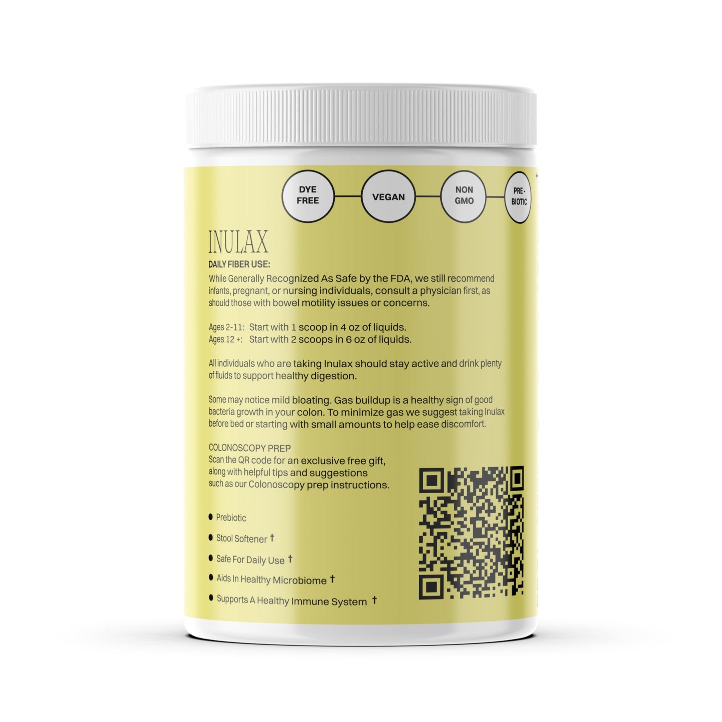 Inulax Lemonade Powder 13.5 Ounce