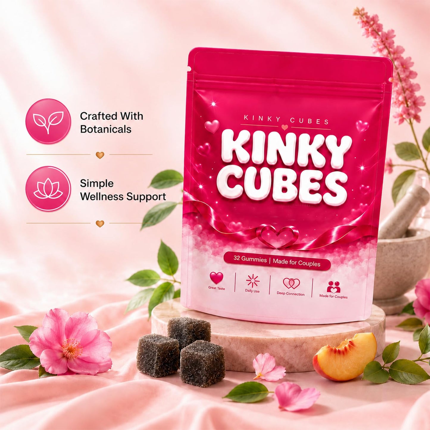KINKY CUBES Capsule Vitamin & Mineral Supplements, 1 Count