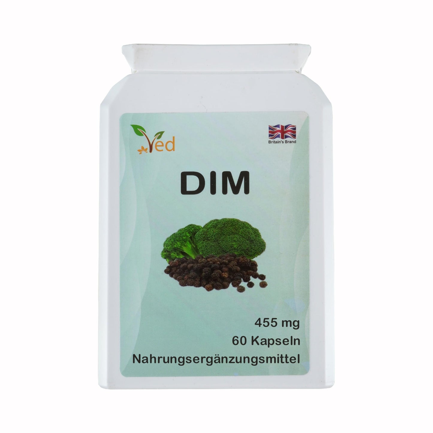 Ved DIM 455 mg per Serving Capsules, 60 Count