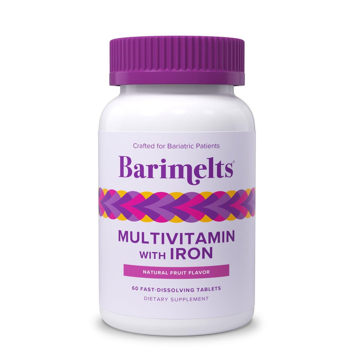 BariMelts Bariatric Multivitamin with Iron 60 Tablets