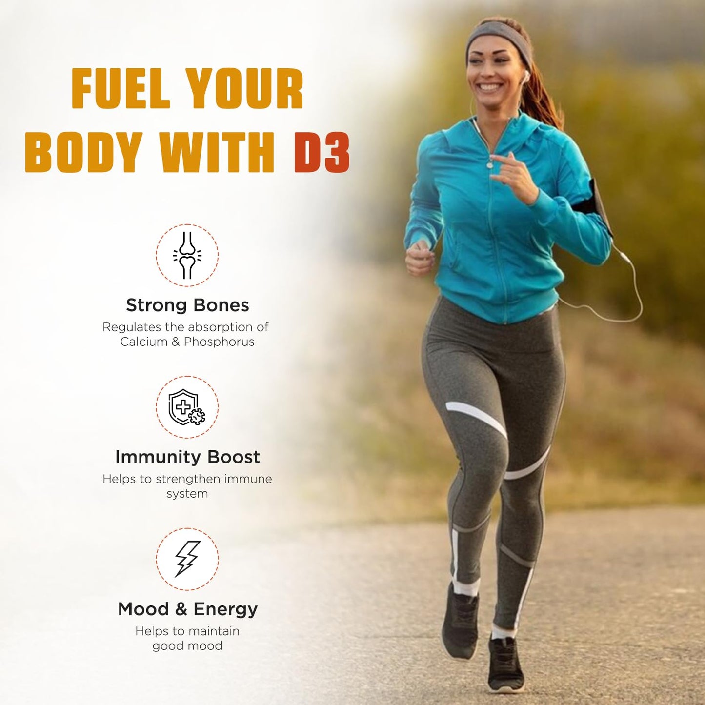 Nivagen Weekly-D Vitamin D3 50,000 IU (Cholecalciferol) 12 Softgels