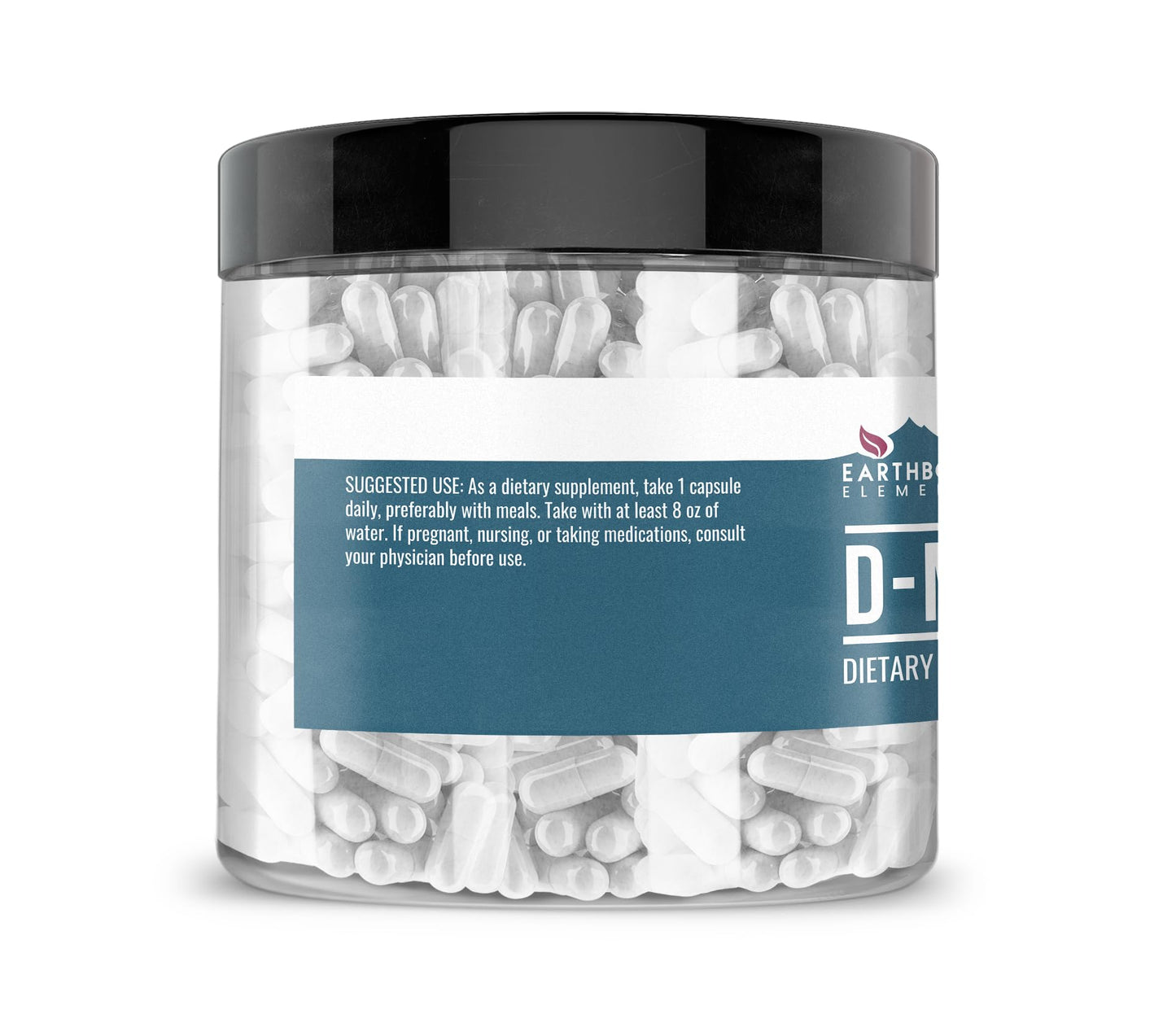 Earthborn Elements D-Mannose Capsules, 200 Capsules