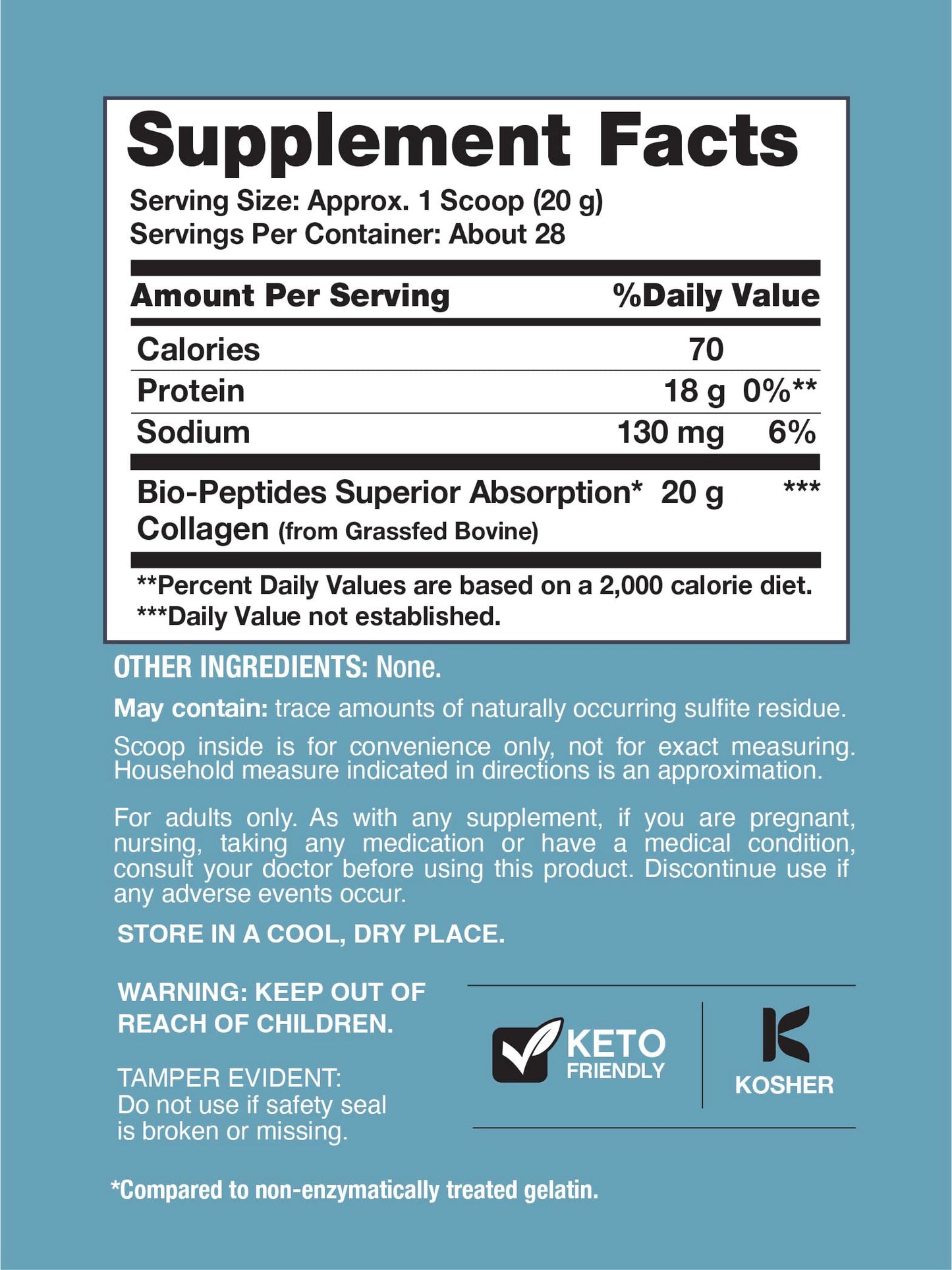 NeoCell Collagen Bio-Peptides Powder 20oz