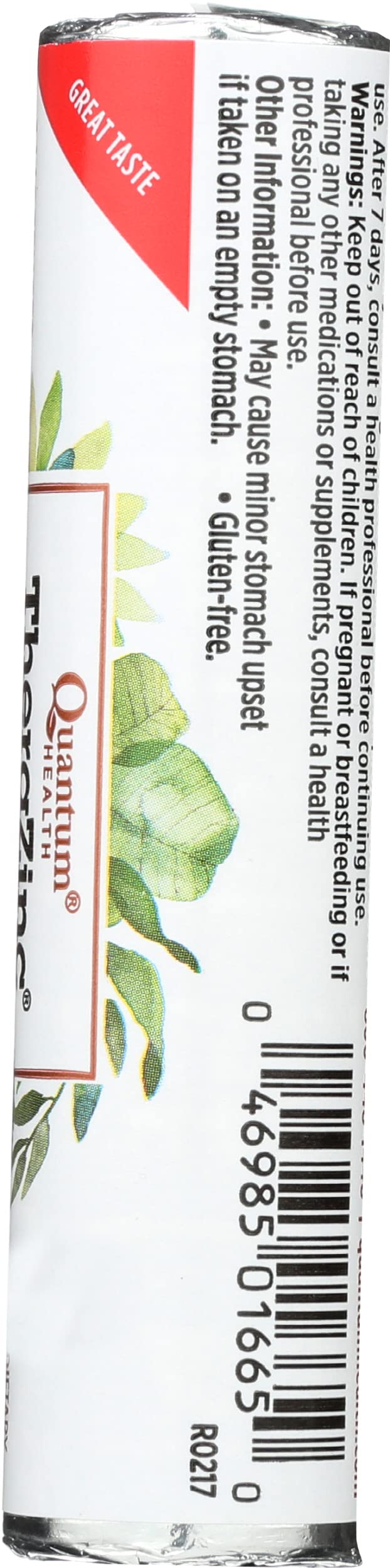 Quantum Zinc Echinacea Cherry-Mint Gummy 14 Count