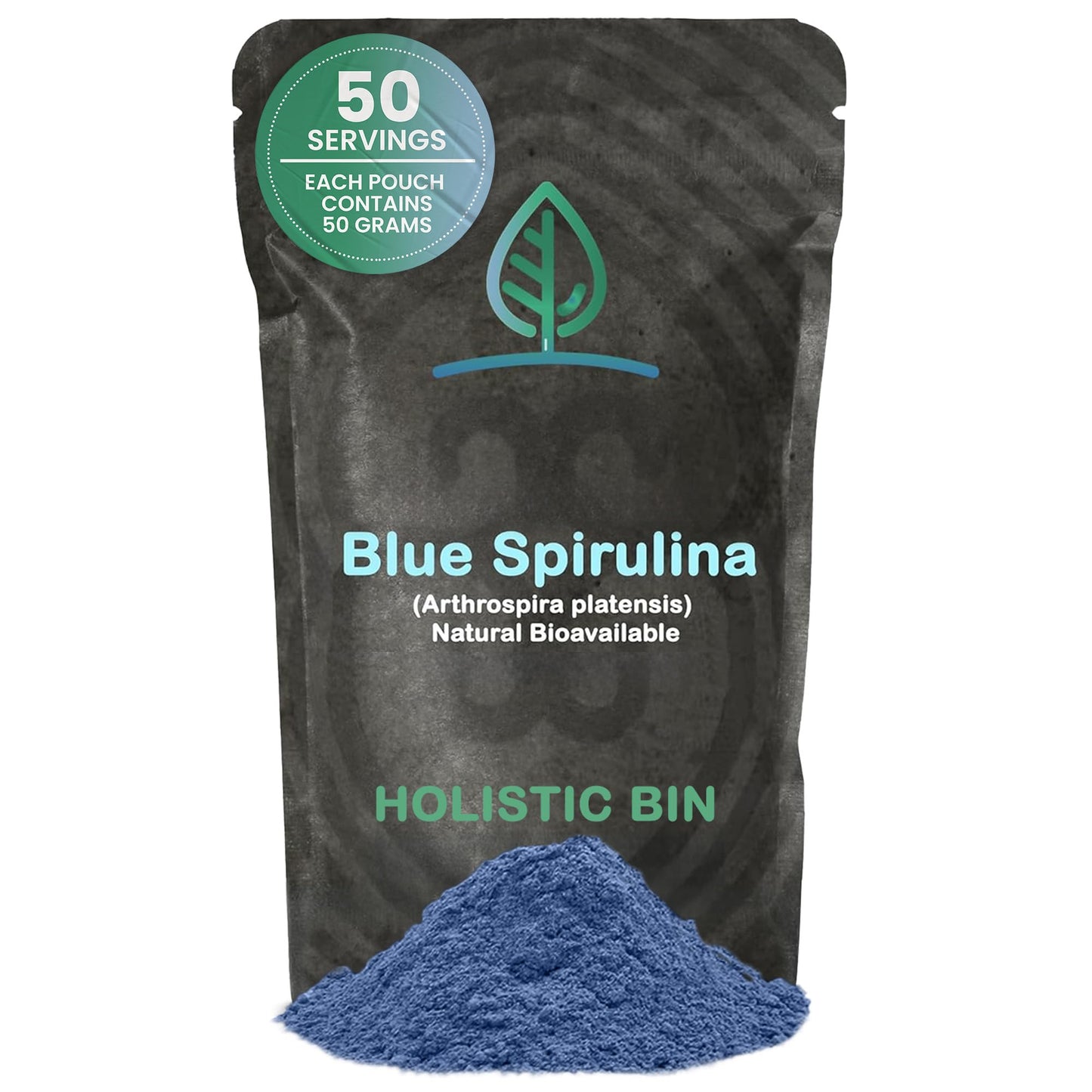 Holistic Bin Blue Spirulina Powder 1.7637 oz